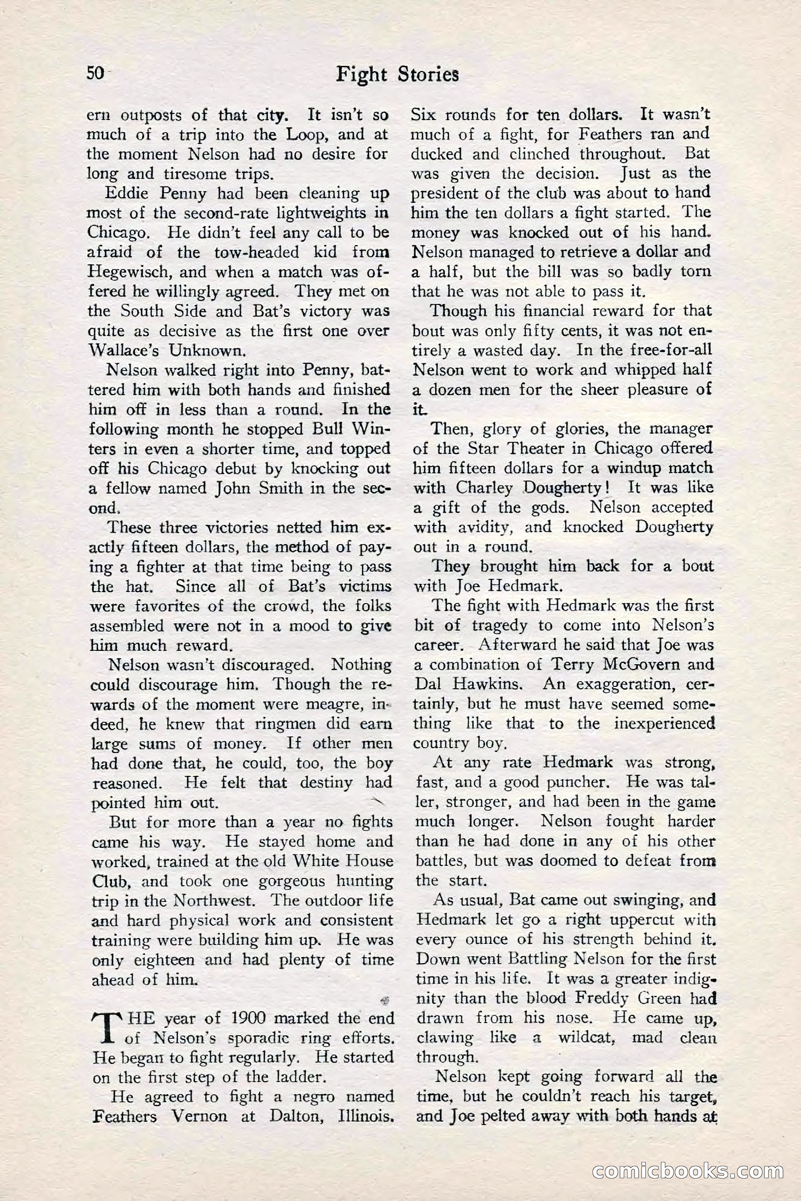 Fight Stories, June 1928 — page 52 of 132