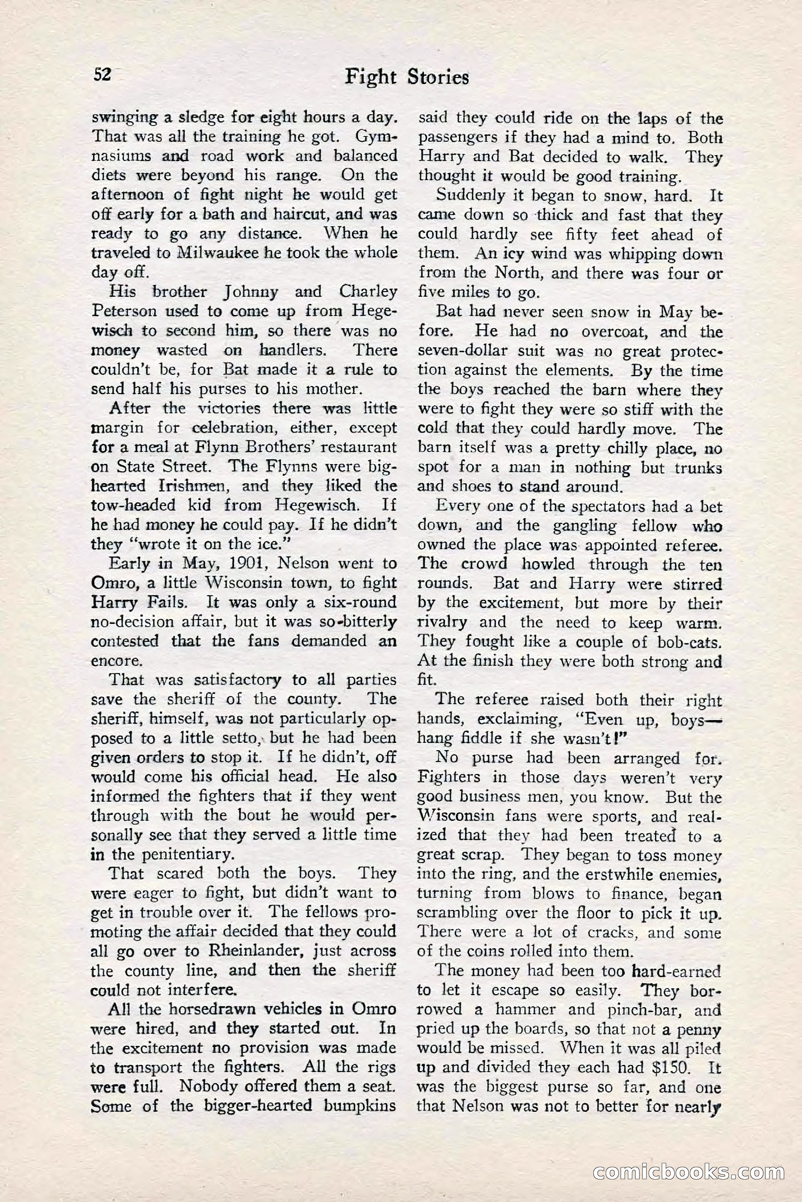 Fight Stories, June 1928 — page 54 of 132