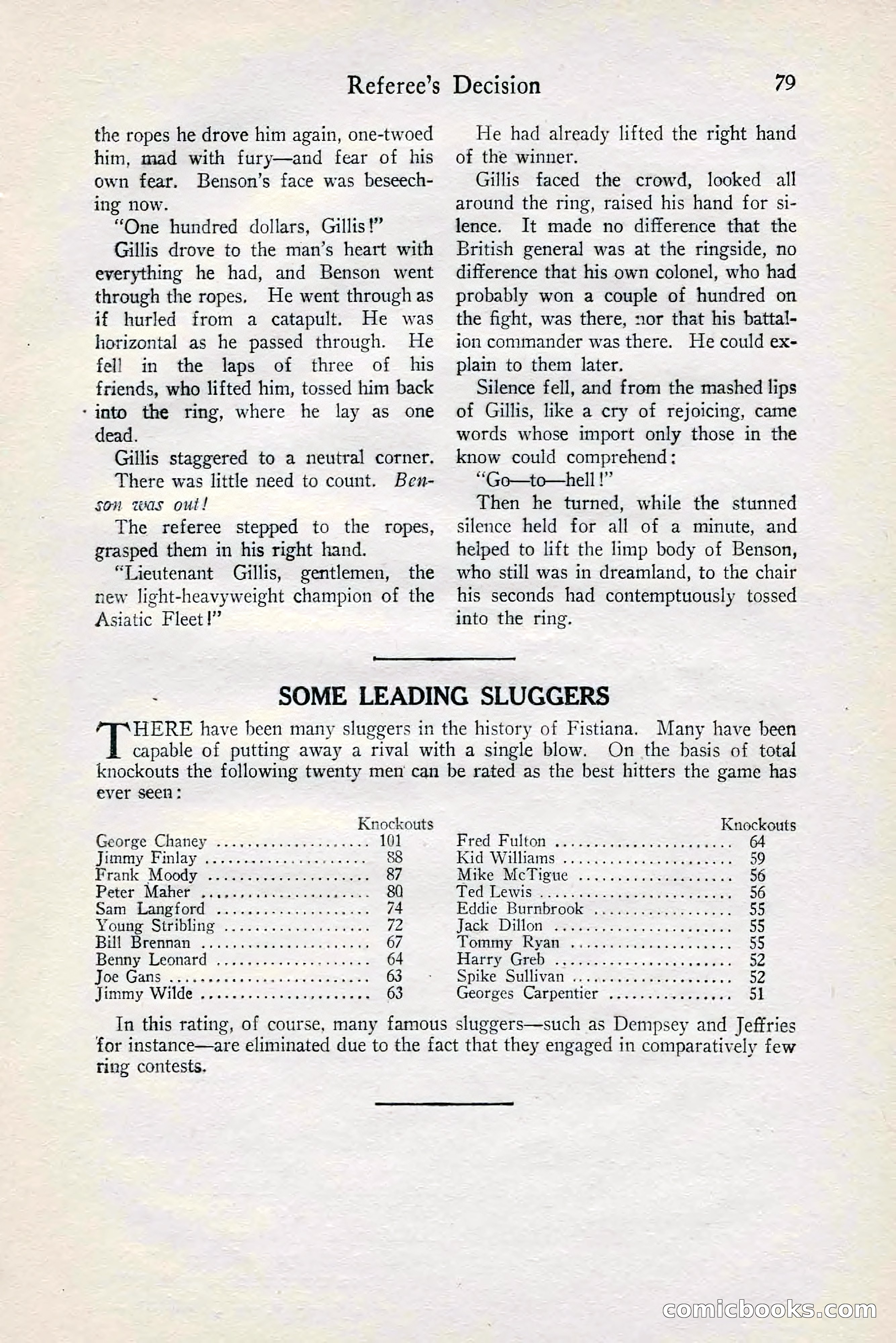 Fight Stories, June 1928 — page 81 of 132