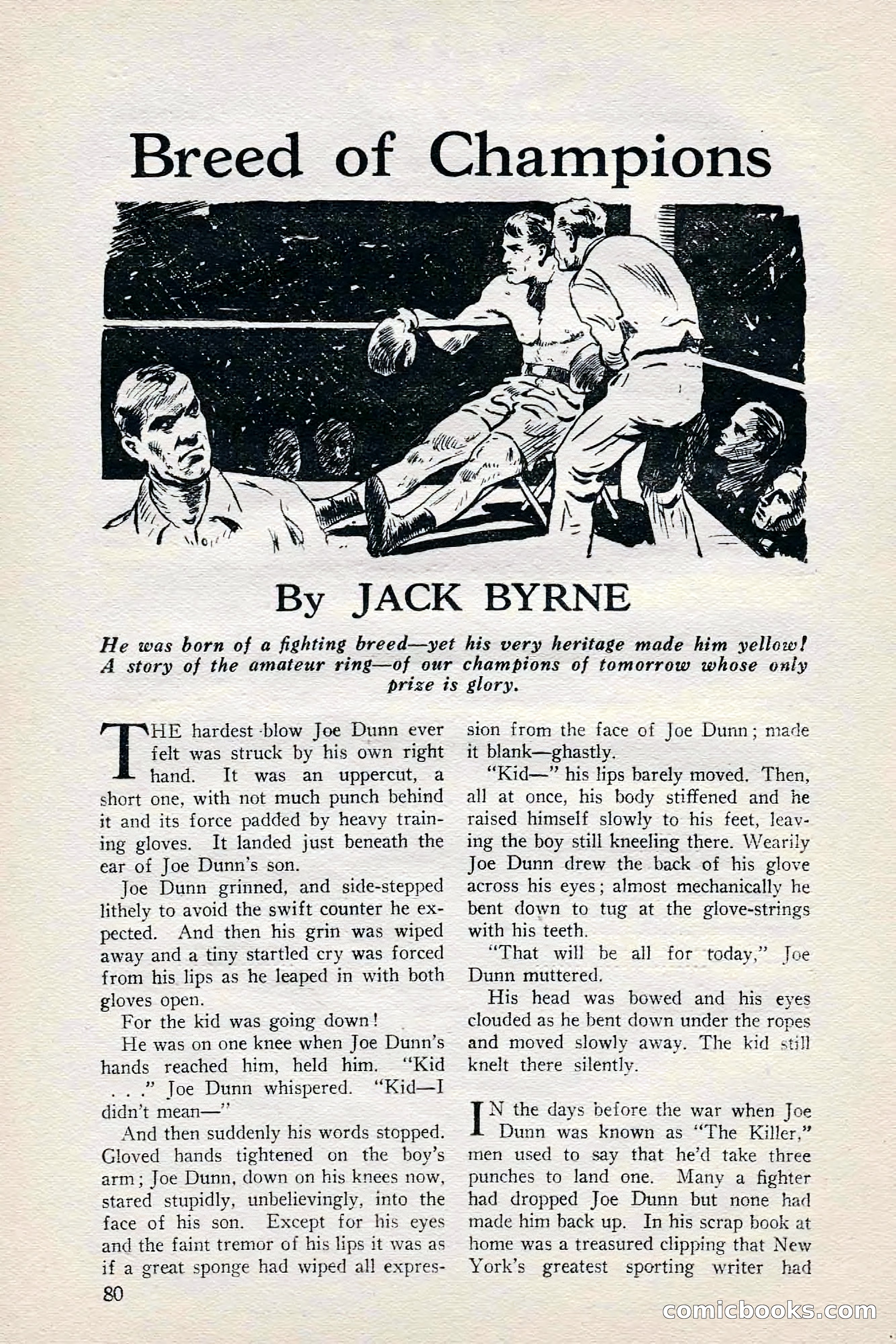 Fight Stories, June 1928 — page 82 of 132