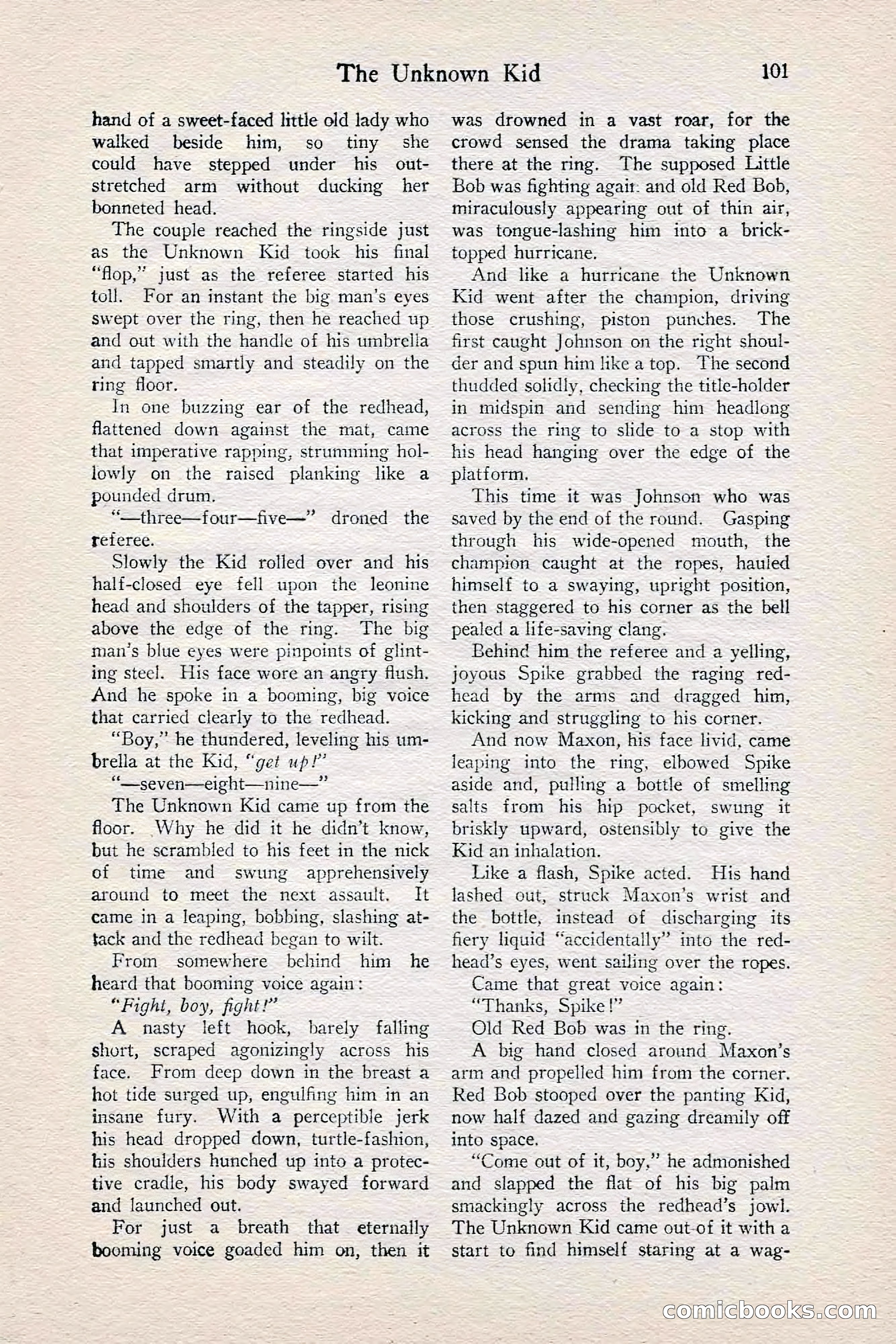 Fight Stories, June 1928 — page 103 of 132