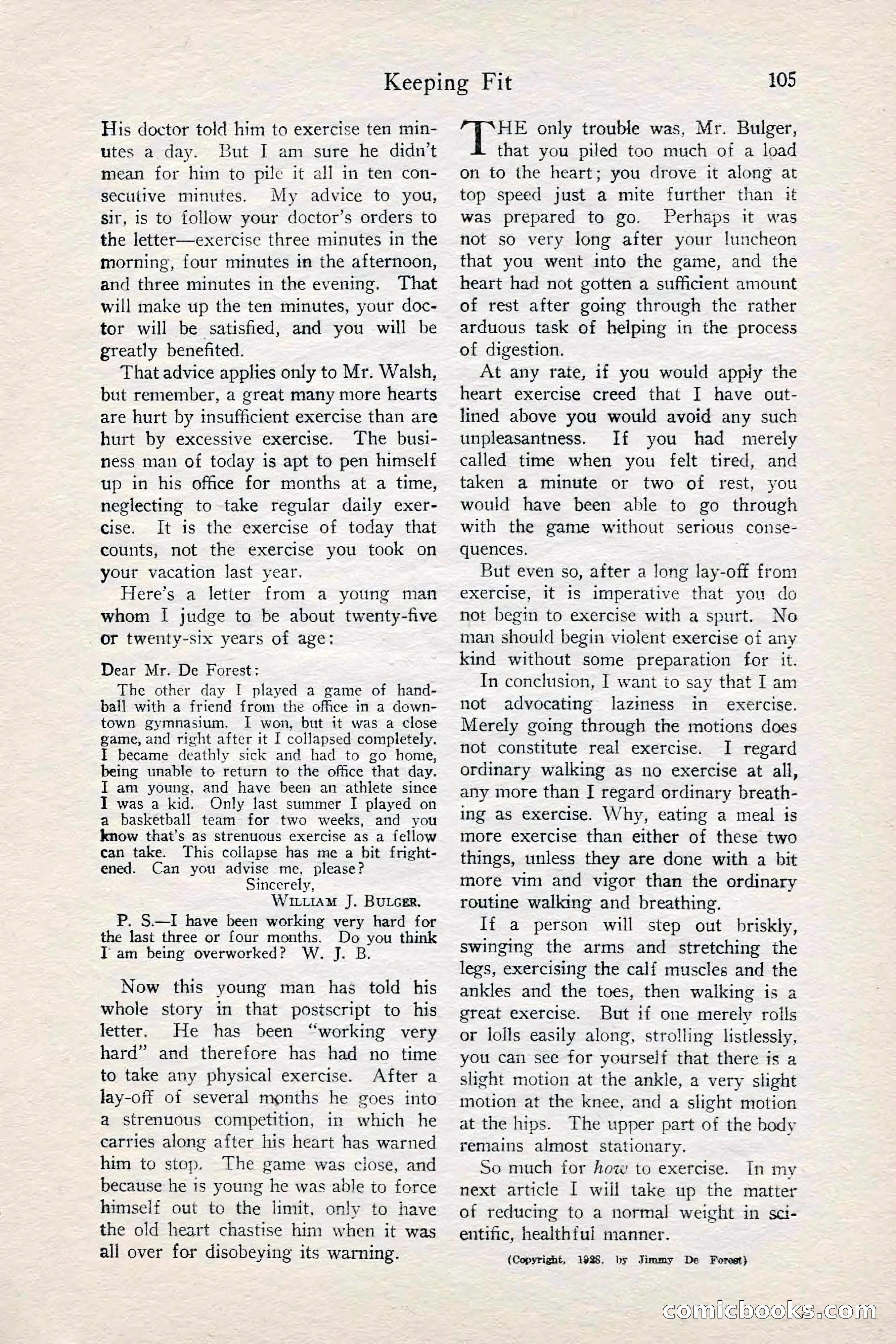 Fight Stories, June 1928 — page 107 of 132