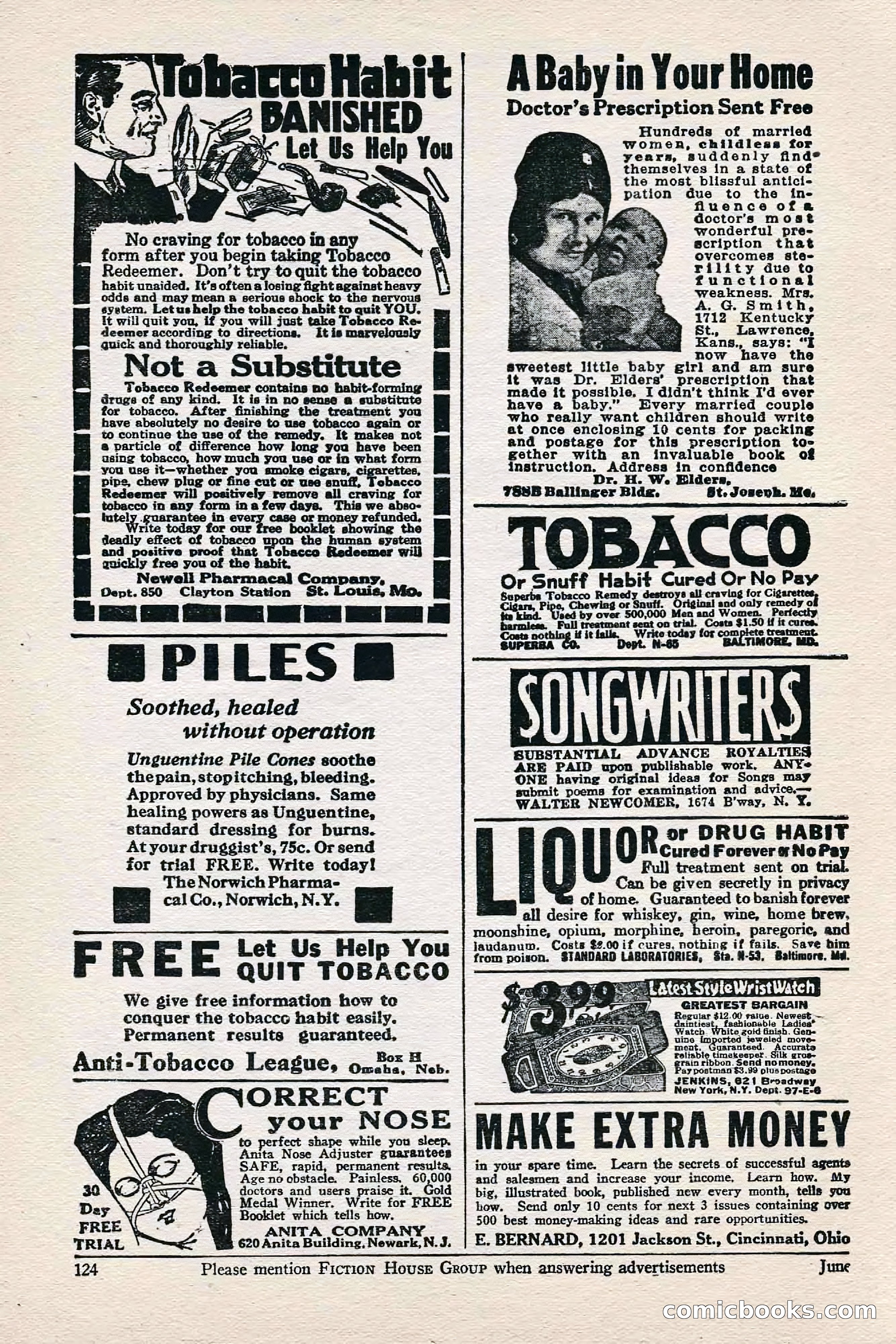 Fight Stories, June 1928 — page 126 of 132