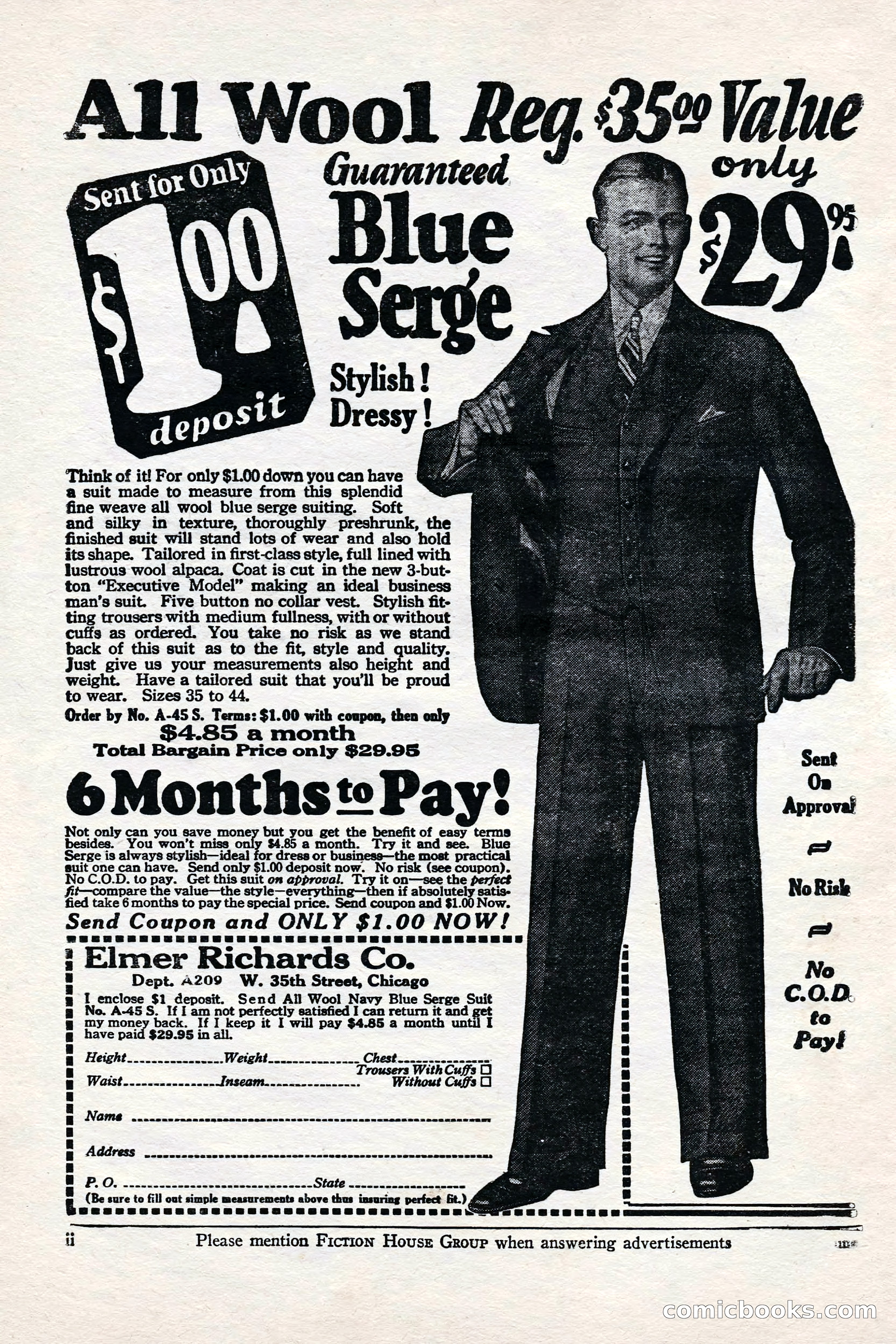 Fight Stories, June 1928 — page 4 of 133