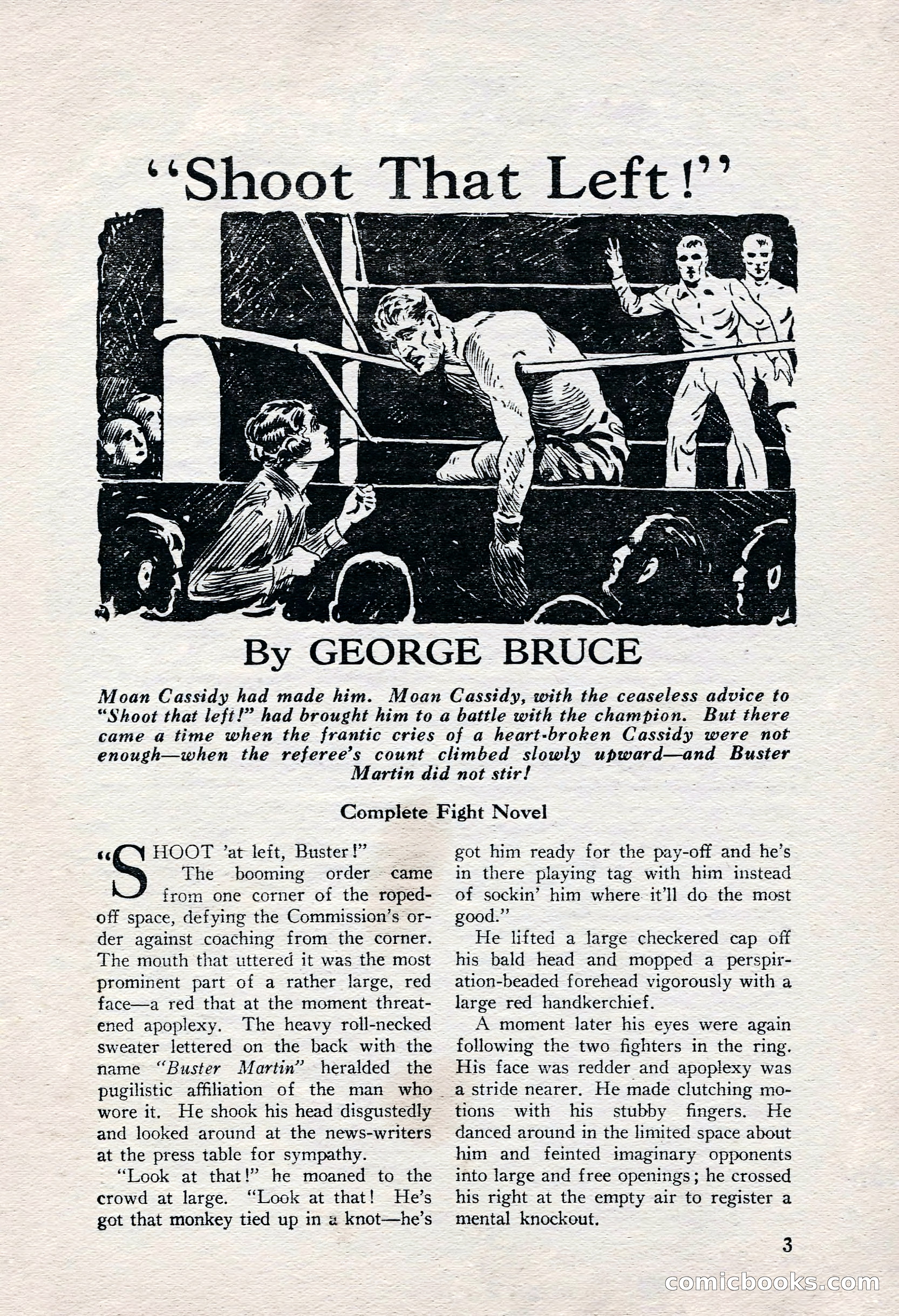 Fight Stories, June 1928 — page 5 of 133
