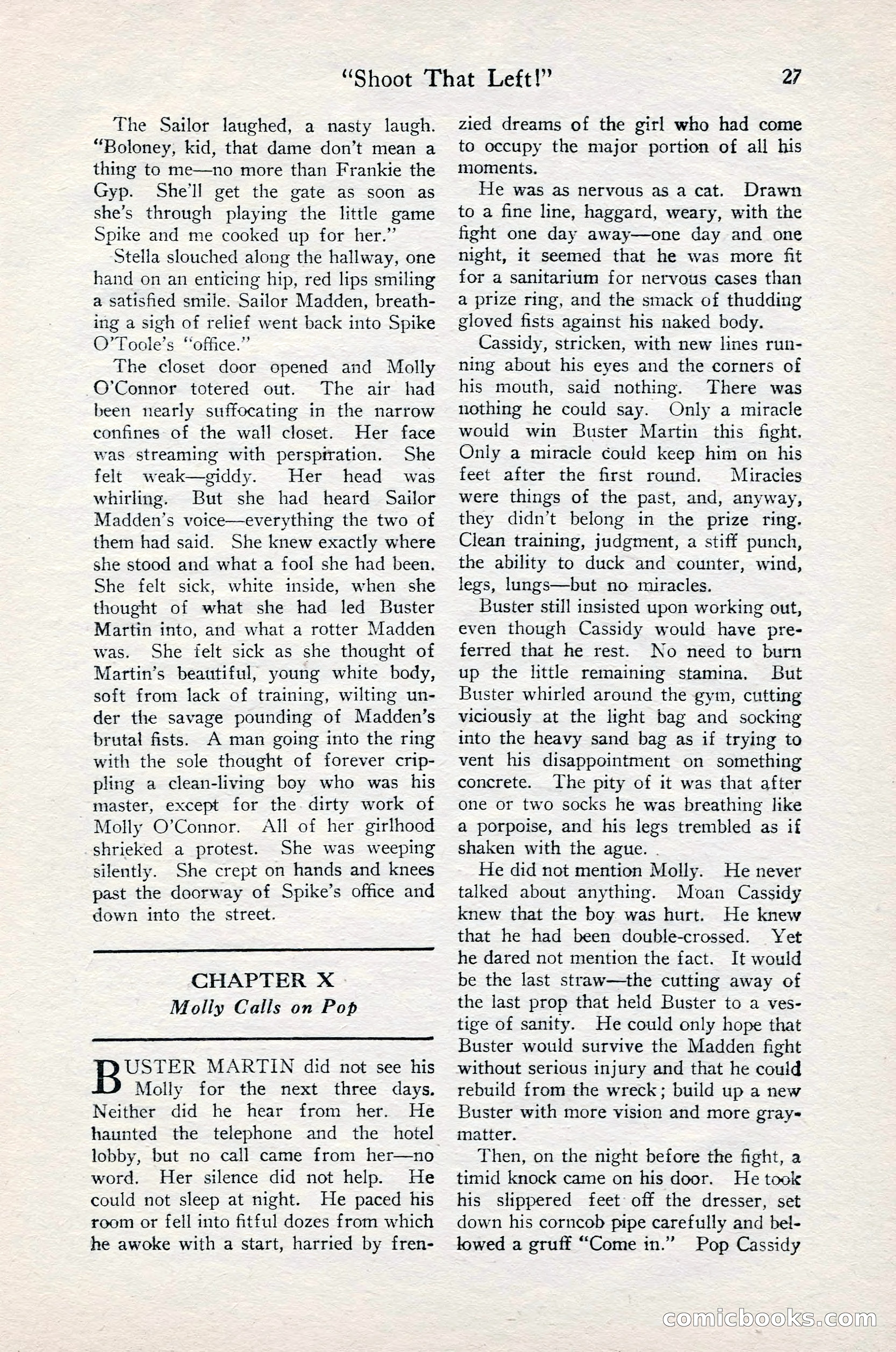 Fight Stories, June 1928 — page 29 of 133