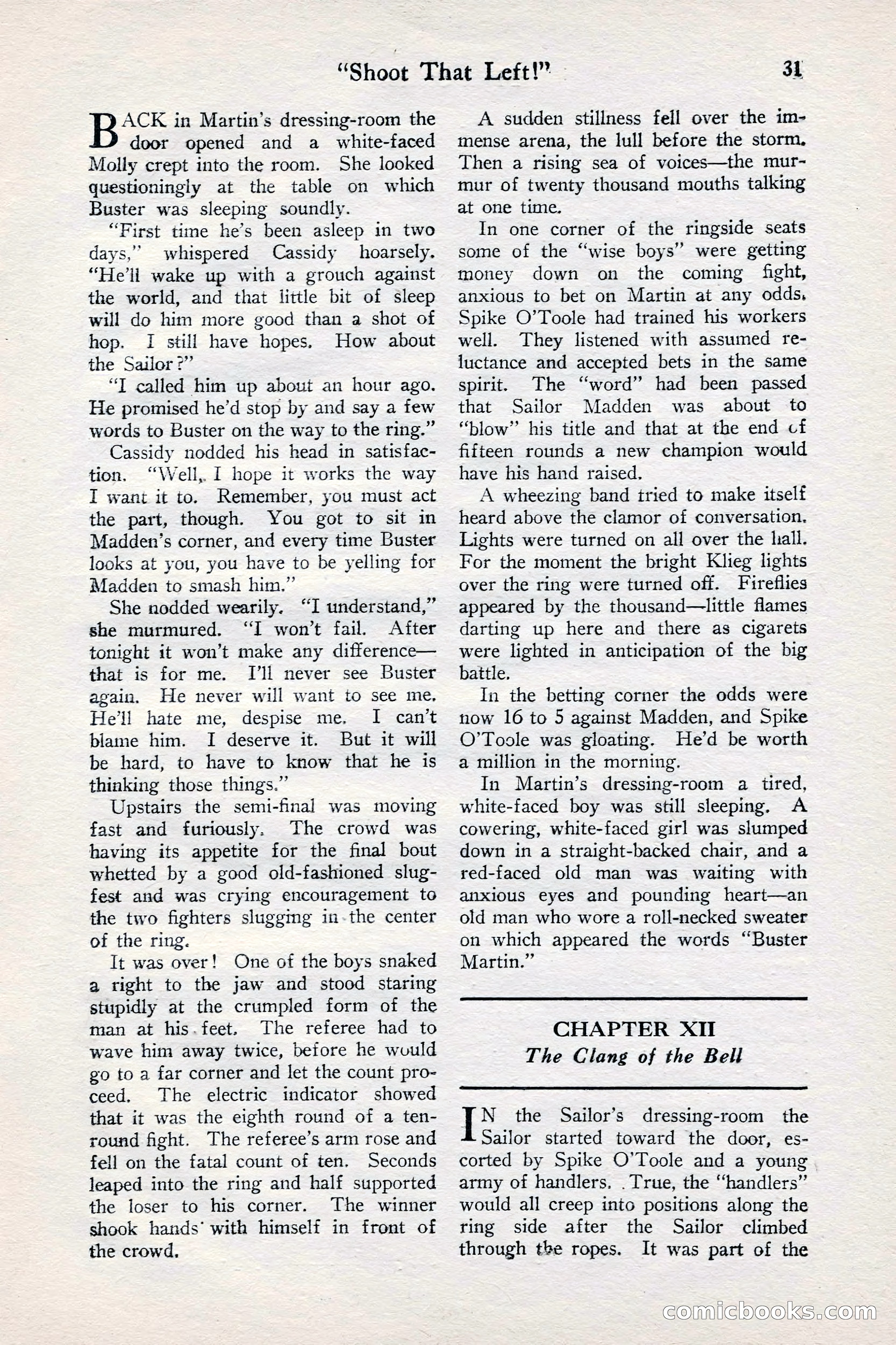 Fight Stories, June 1928 — page 33 of 133