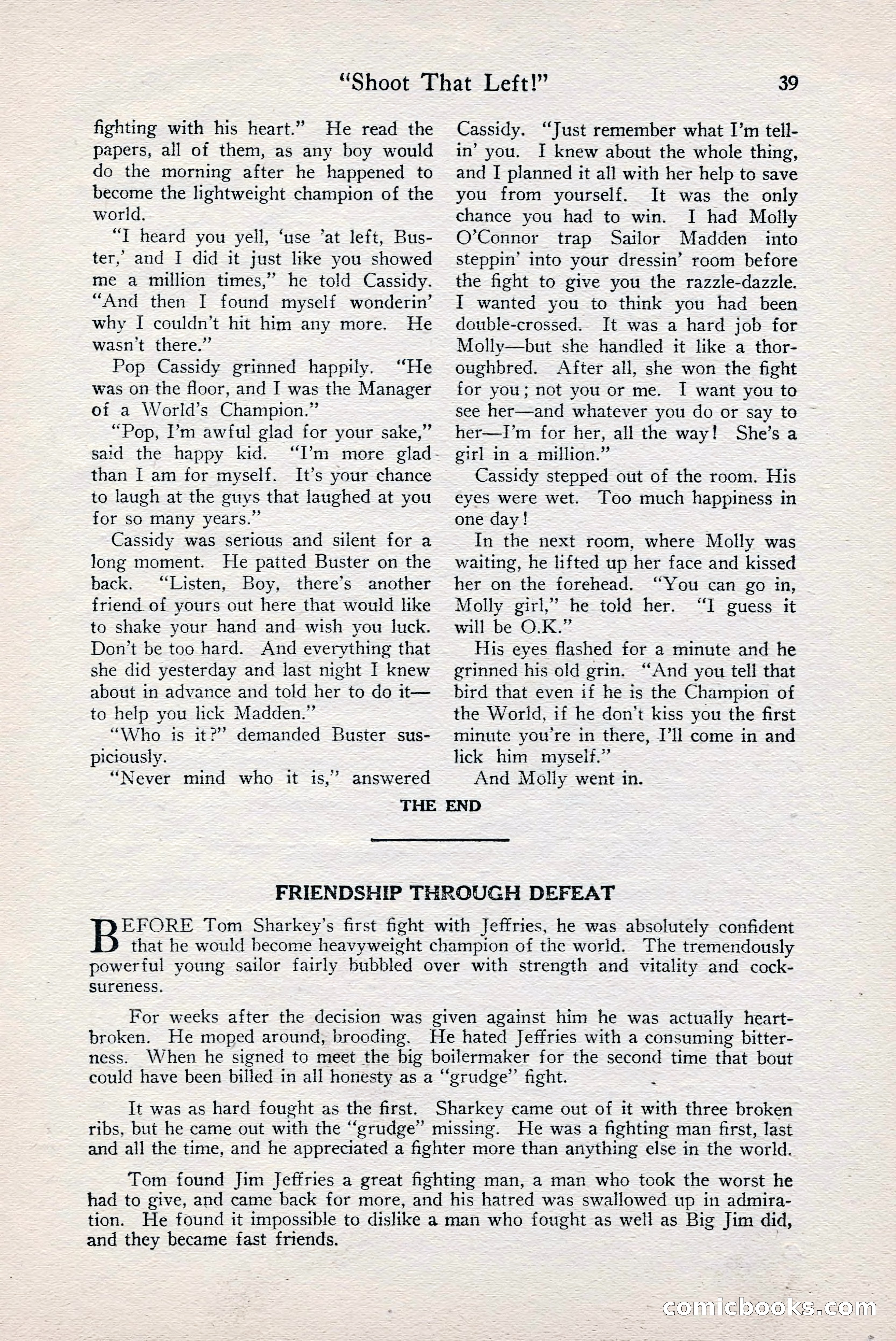 Fight Stories, June 1928 — page 41 of 133