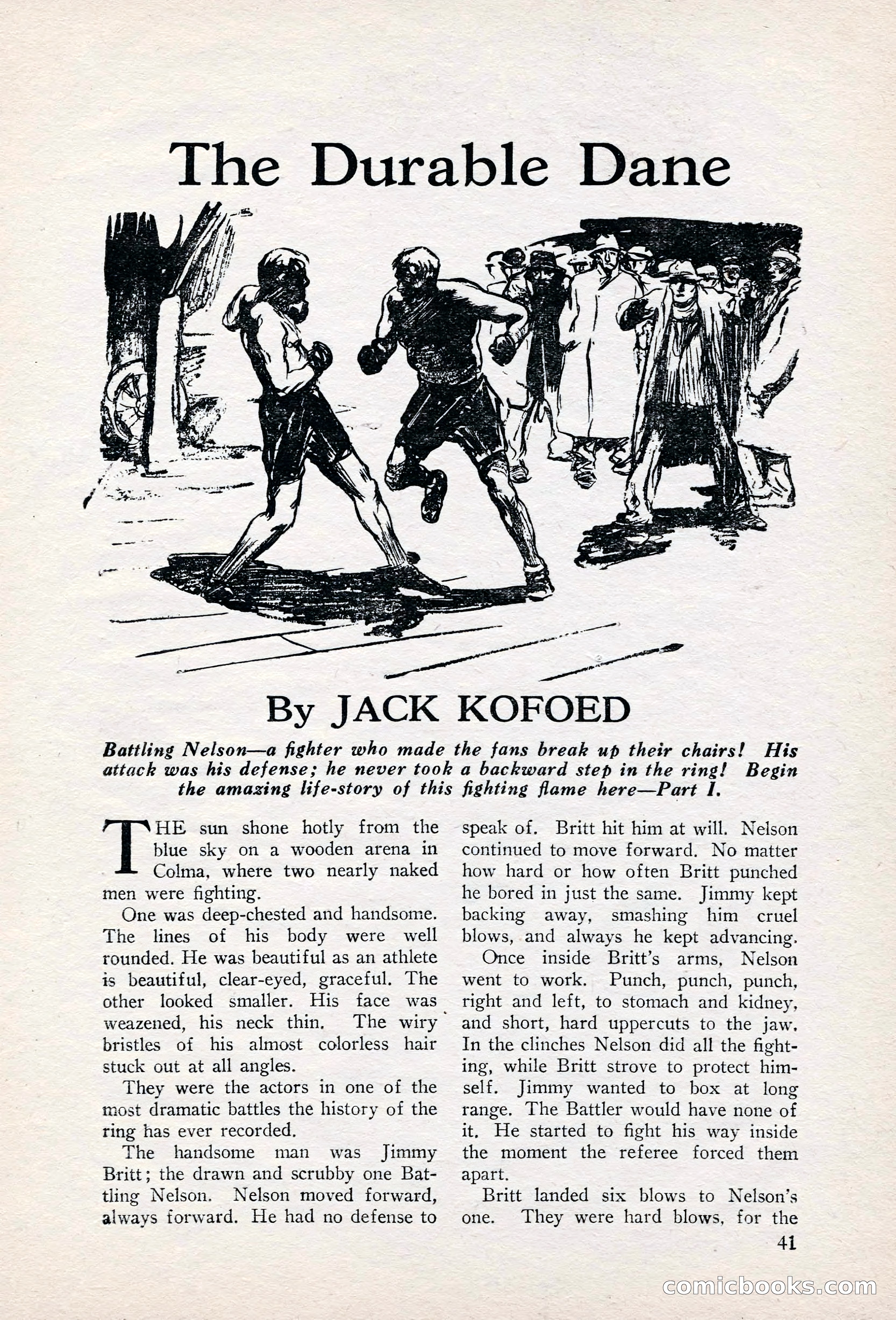 Fight Stories, June 1928 — page 43 of 133