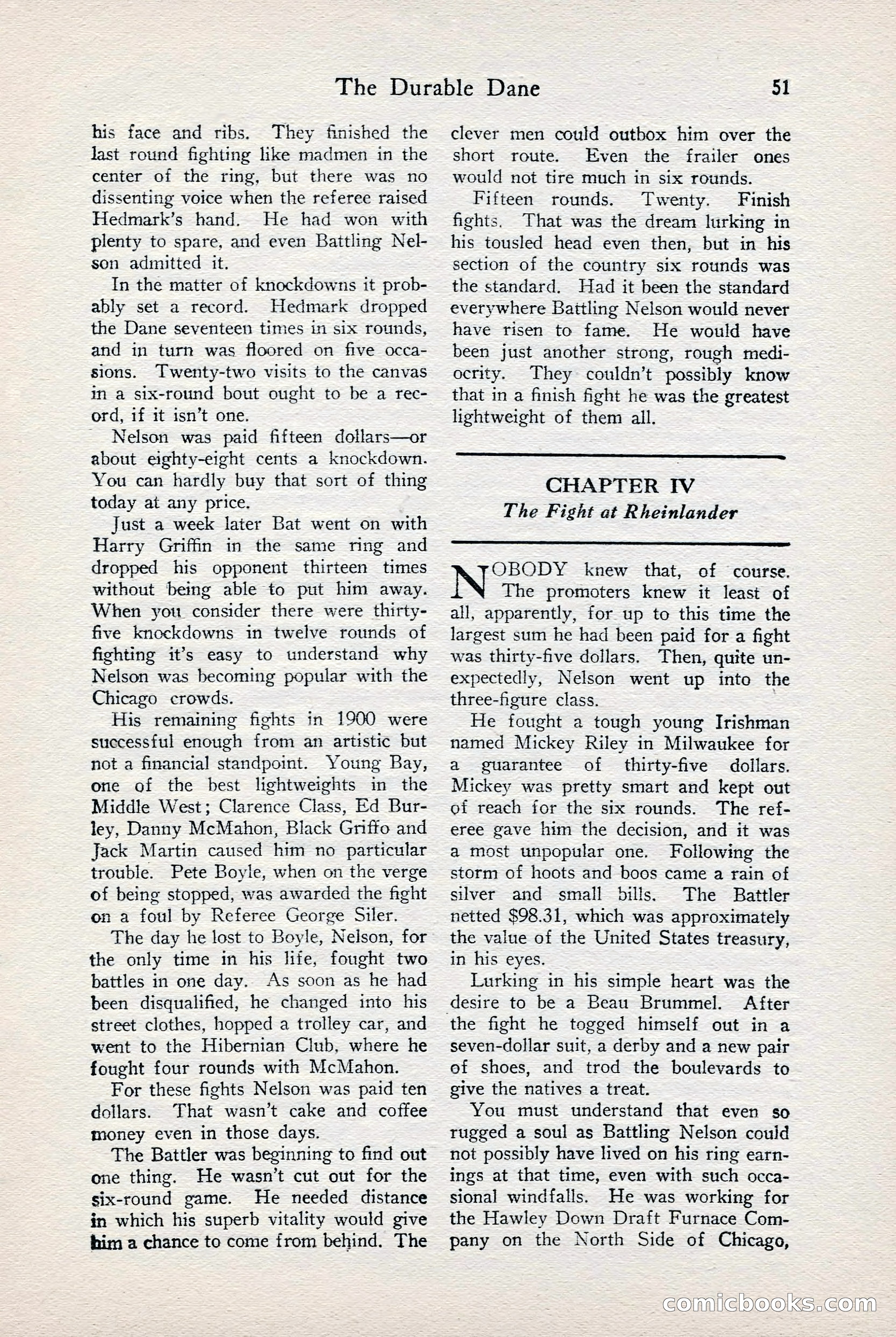 Fight Stories, June 1928 — page 53 of 133