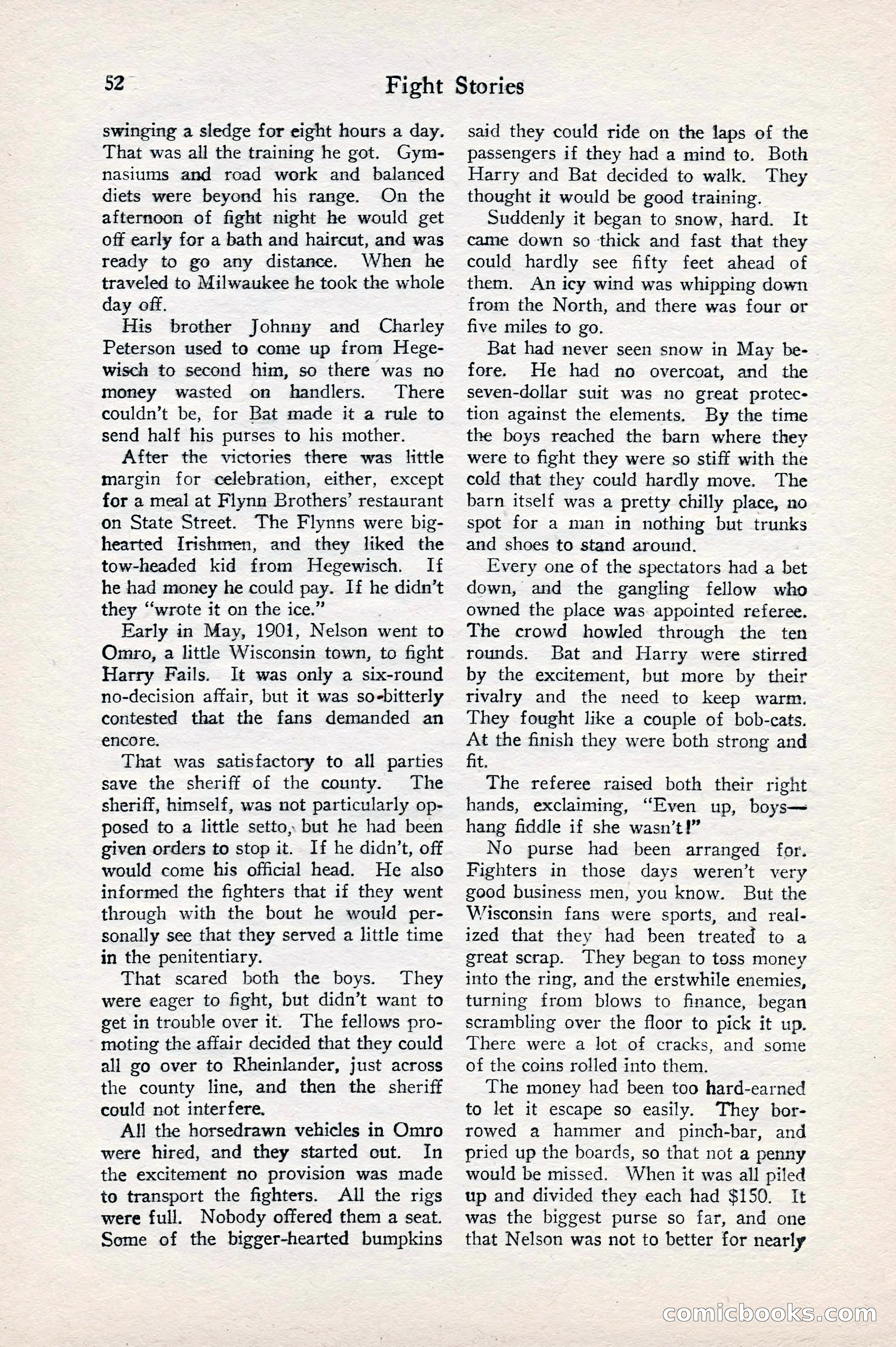 Fight Stories, June 1928 — page 54 of 133