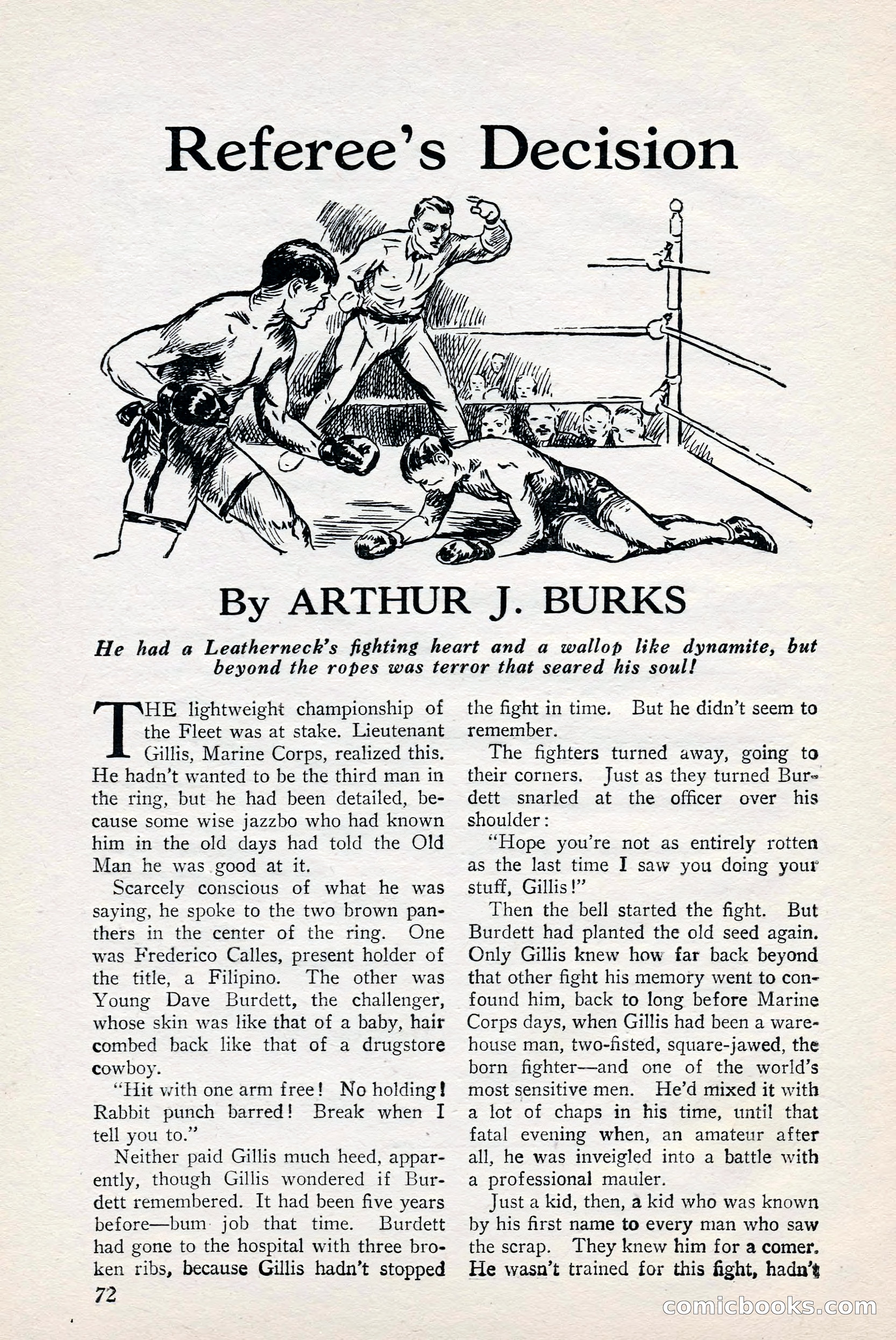 Fight Stories, June 1928 — page 74 of 133
