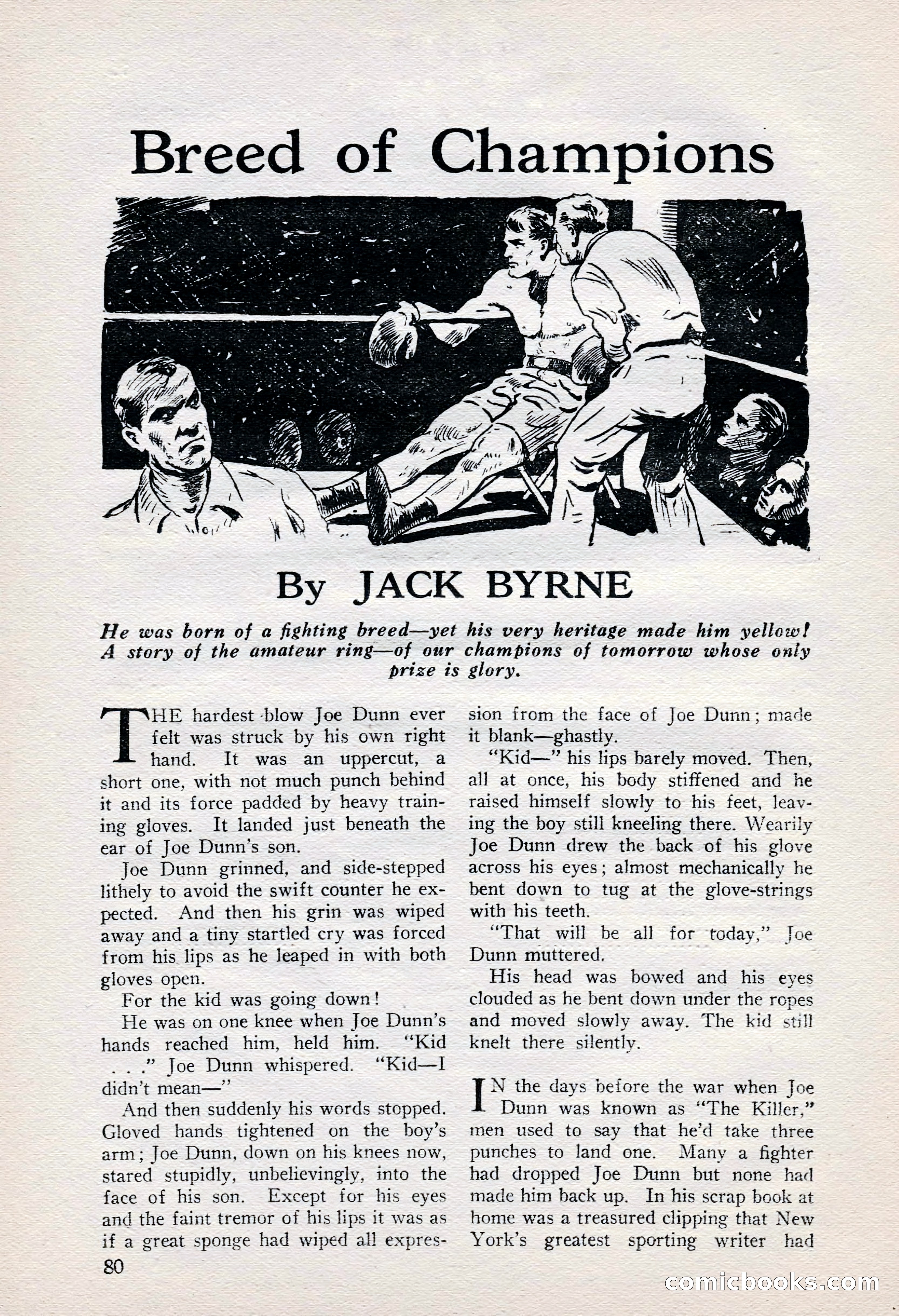 Fight Stories, June 1928 — page 82 of 133
