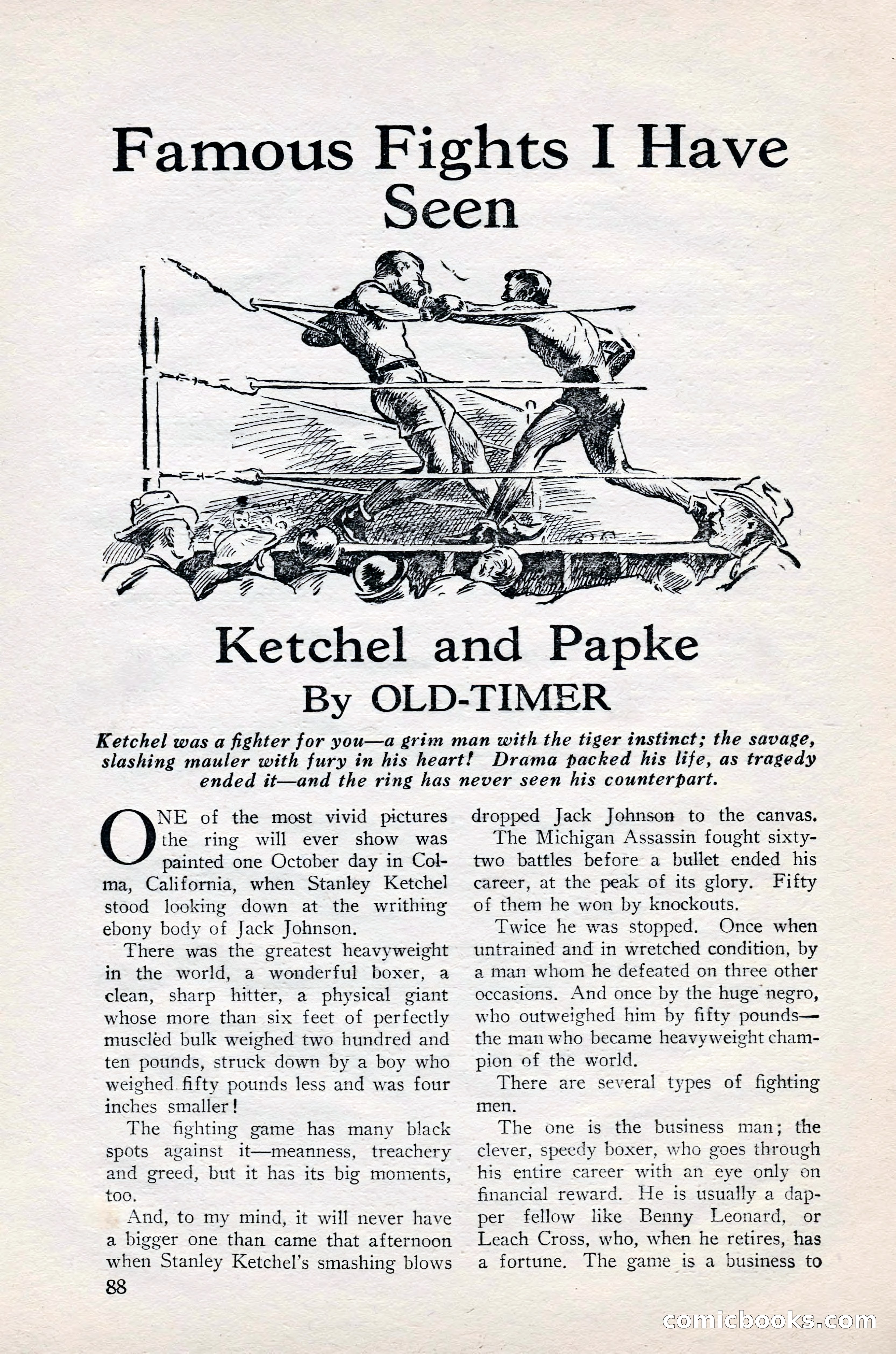 Fight Stories, June 1928 — page 90 of 133