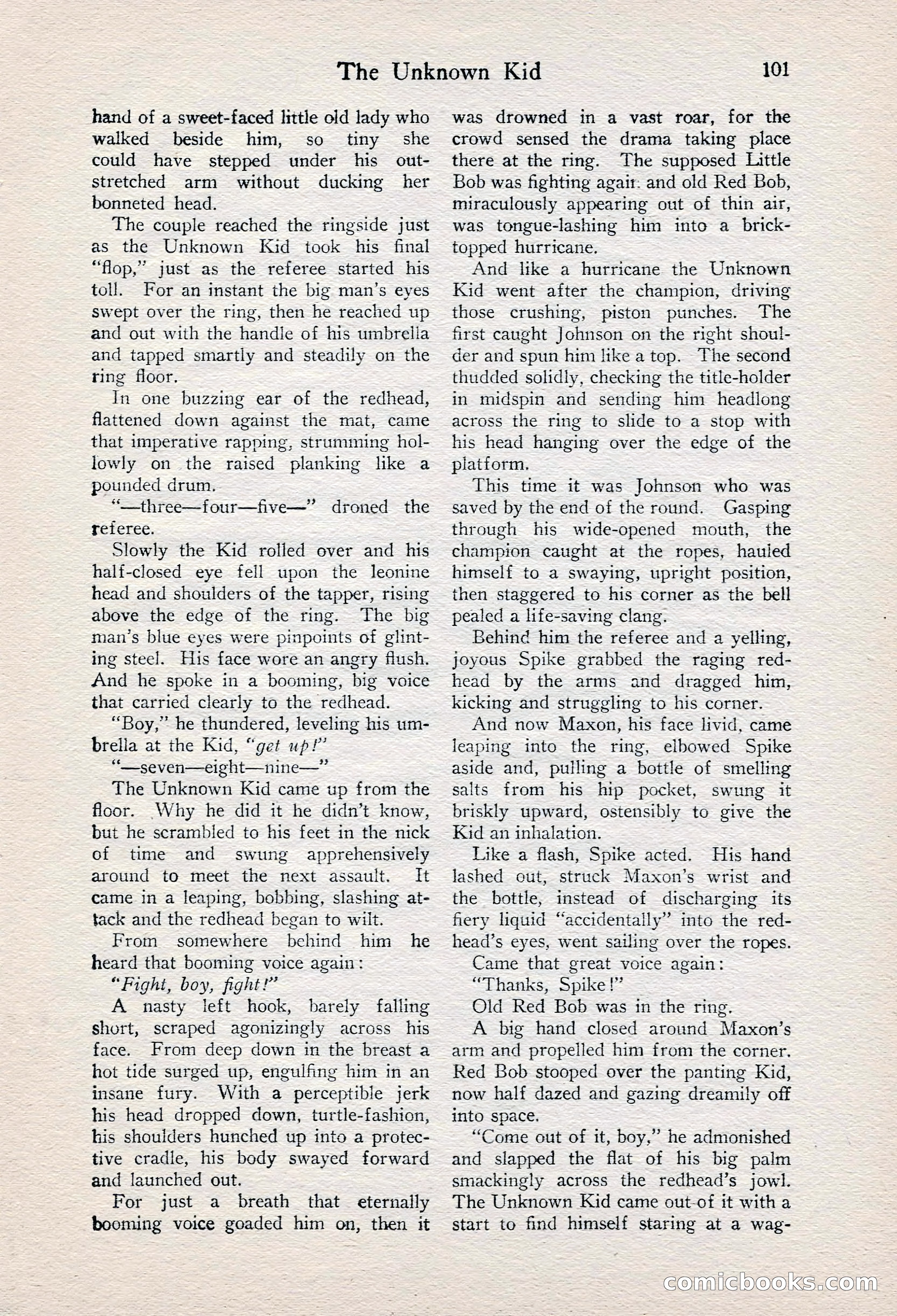 Fight Stories, June 1928 — page 103 of 133