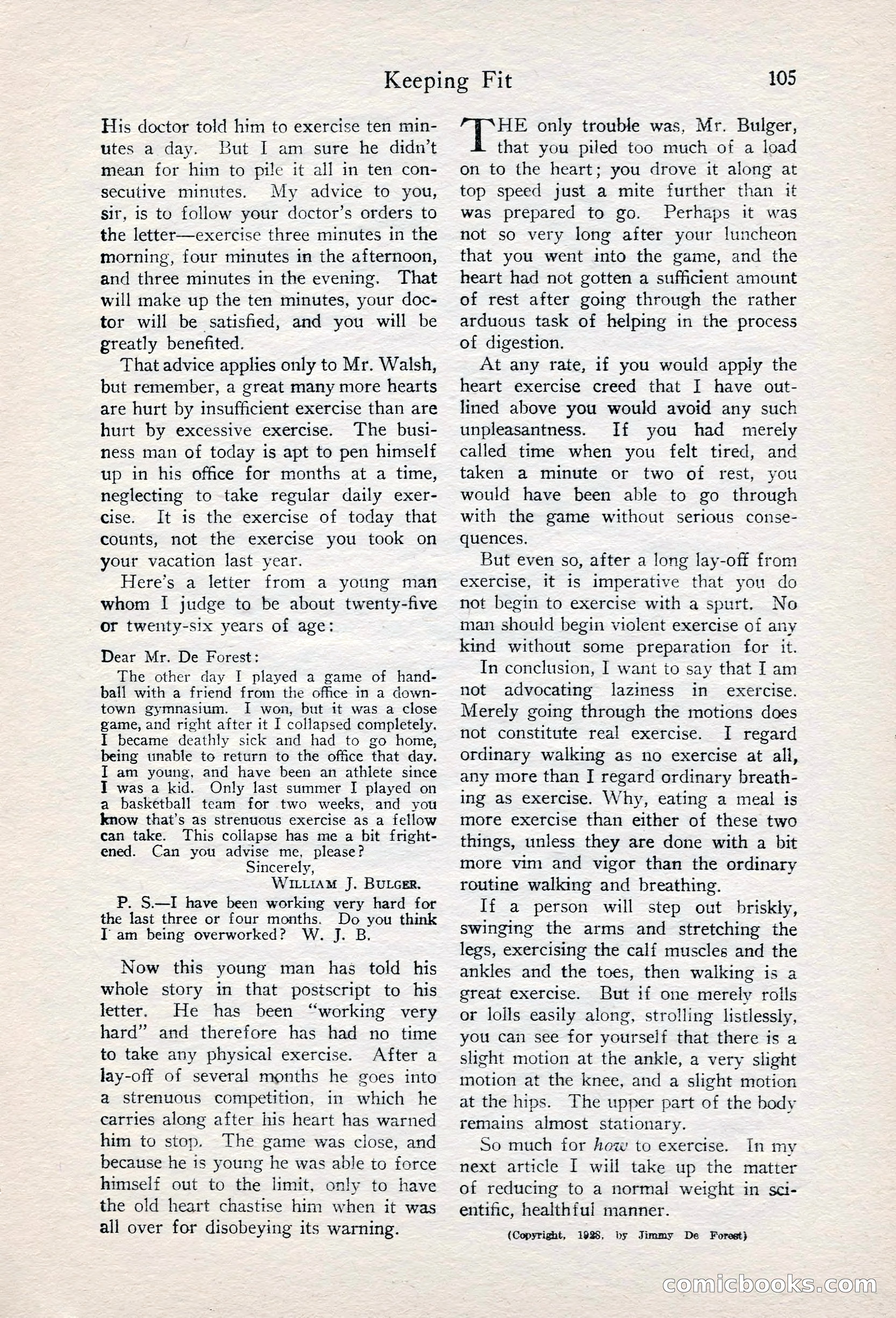 Fight Stories, June 1928 — page 107 of 133