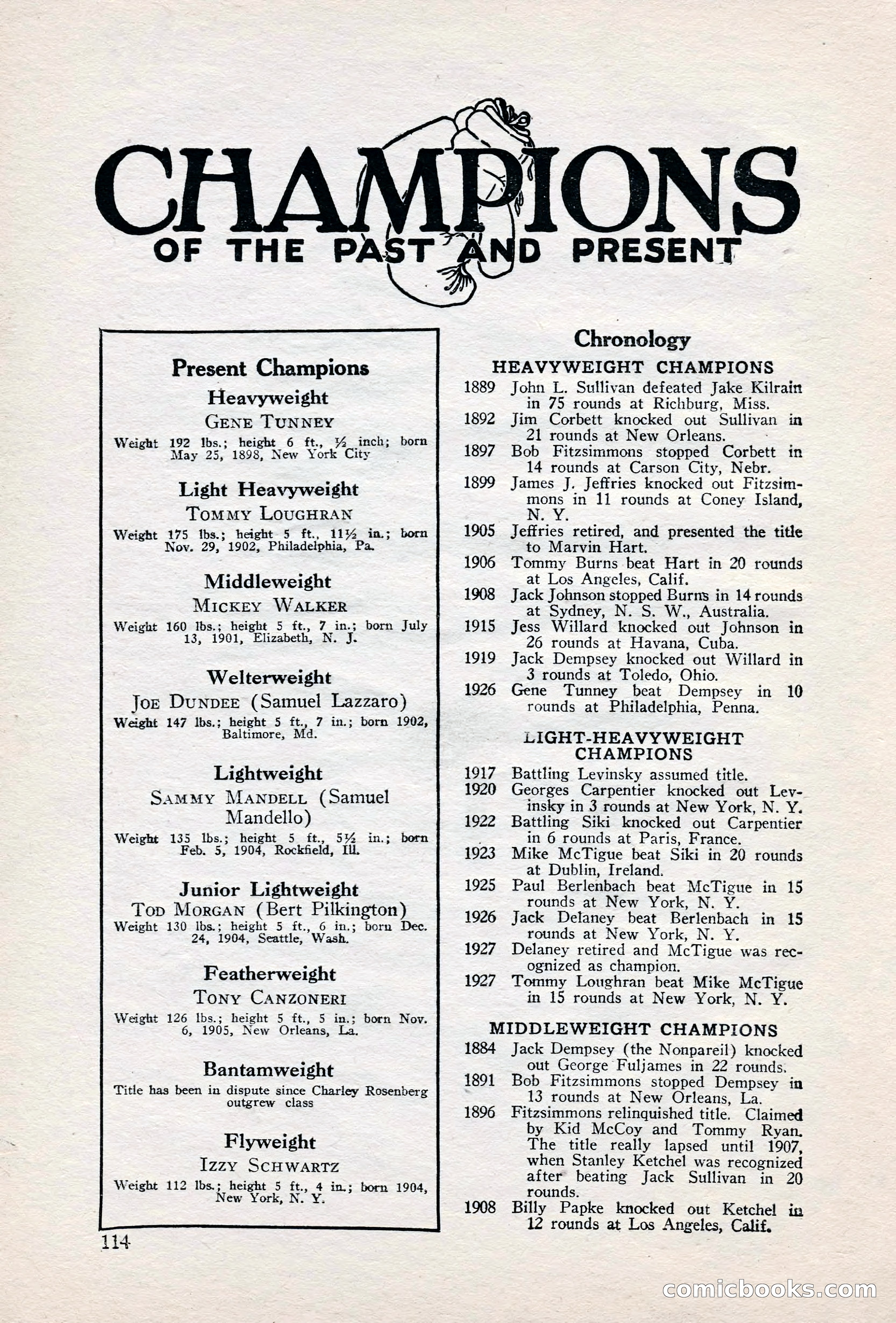 Fight Stories, June 1928 — page 116 of 133