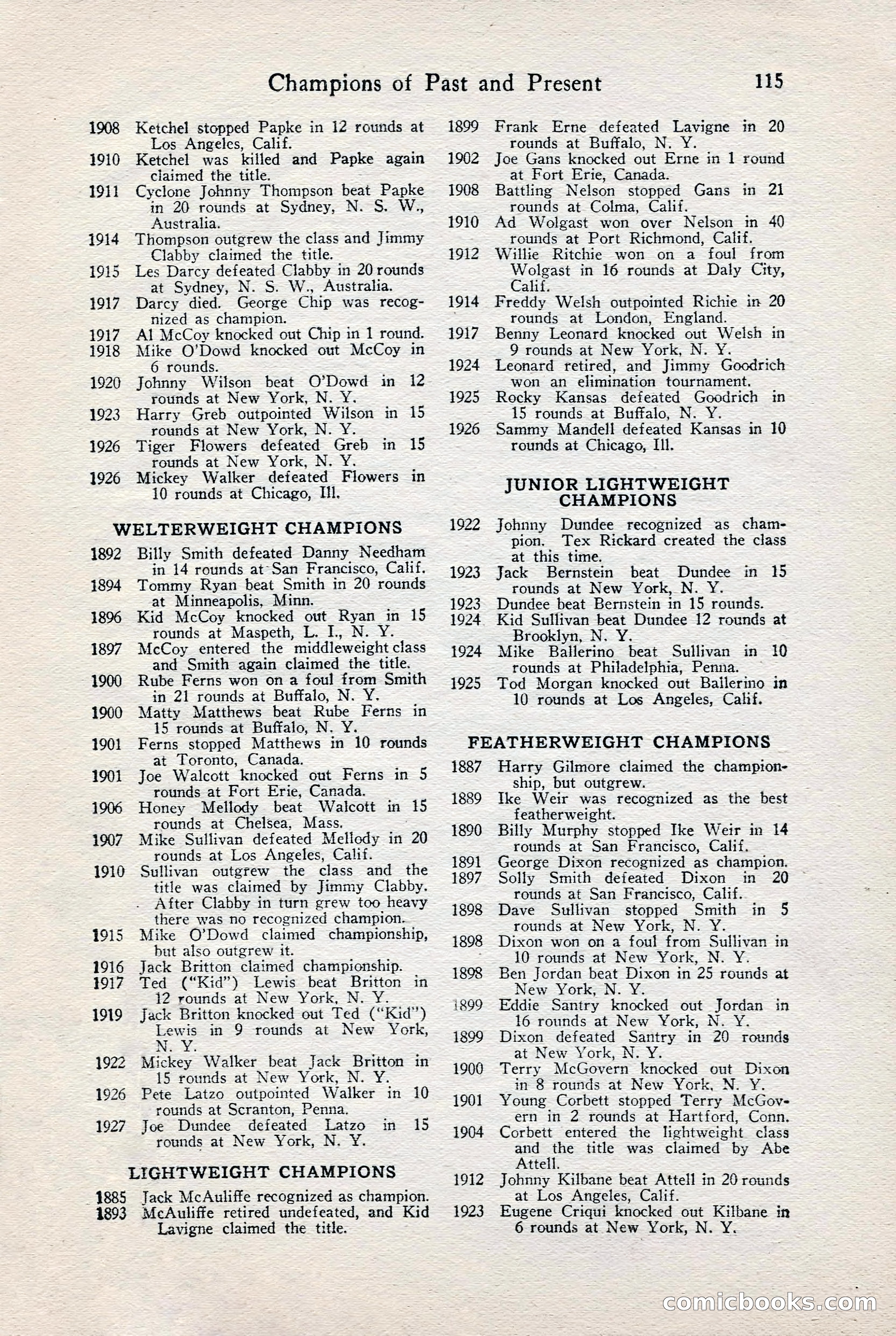Fight Stories, June 1928 — page 117 of 133