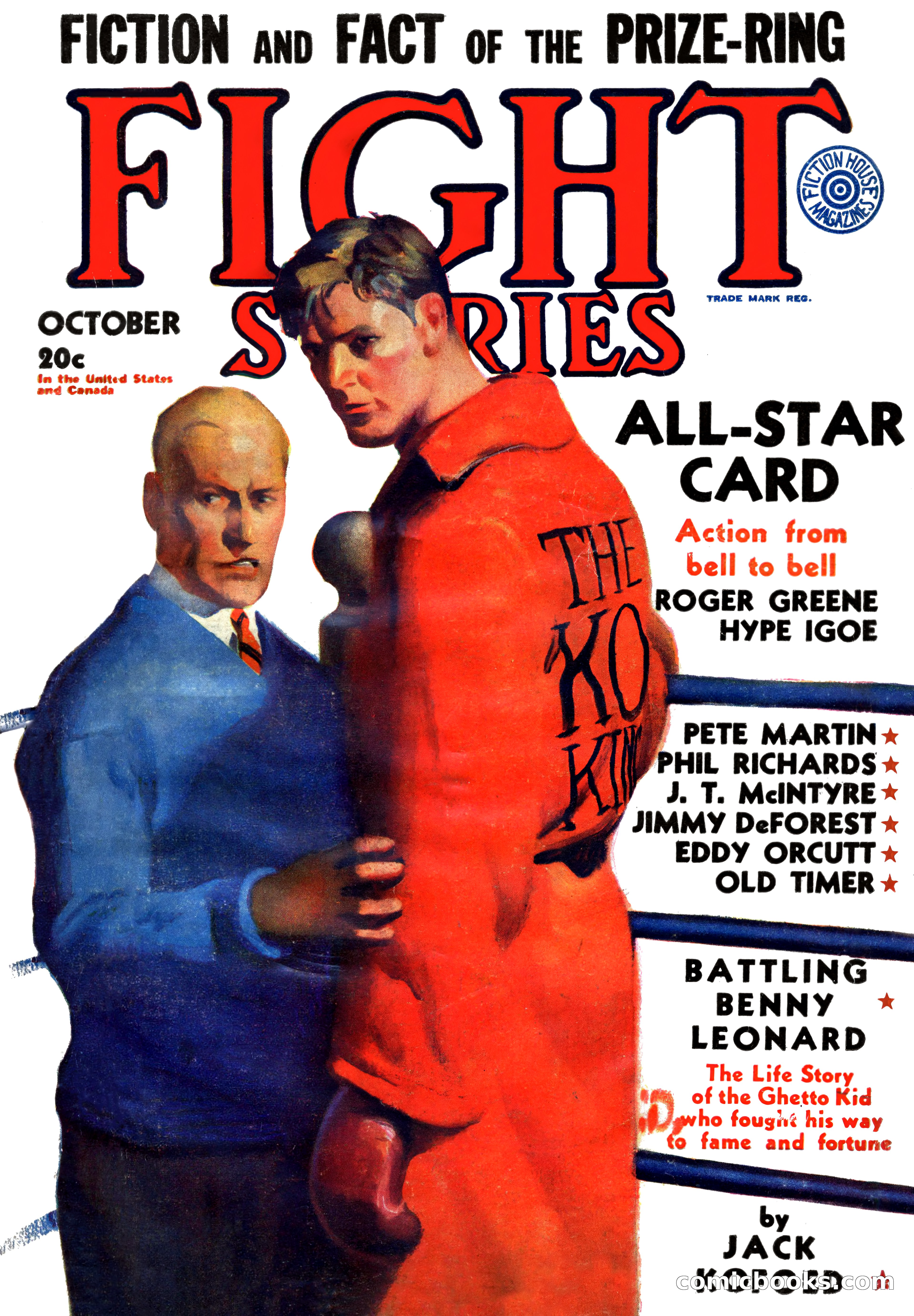 Fight Stories, October 1931