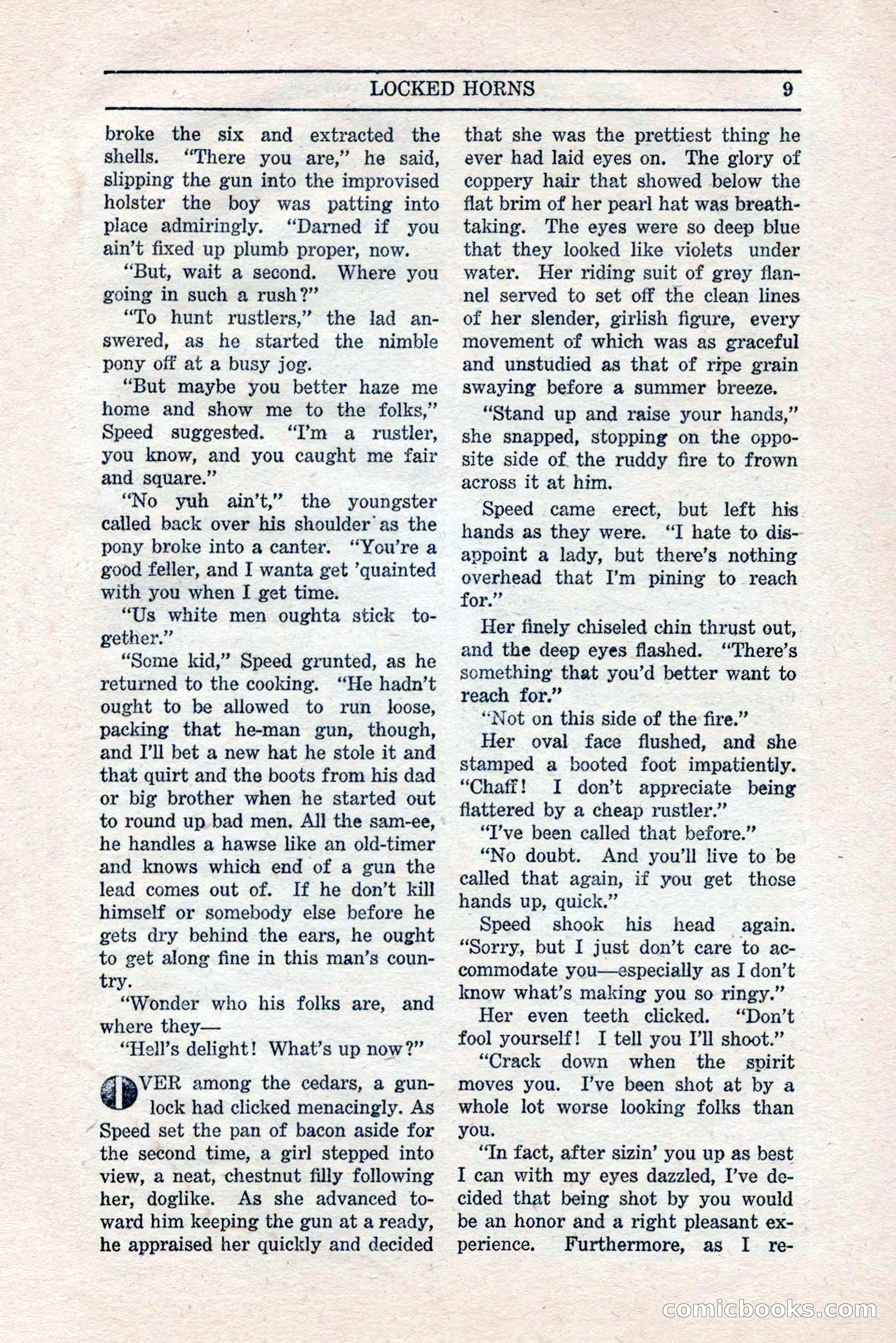 Five Star Western Novelets, September 1937 — page 11 of 116