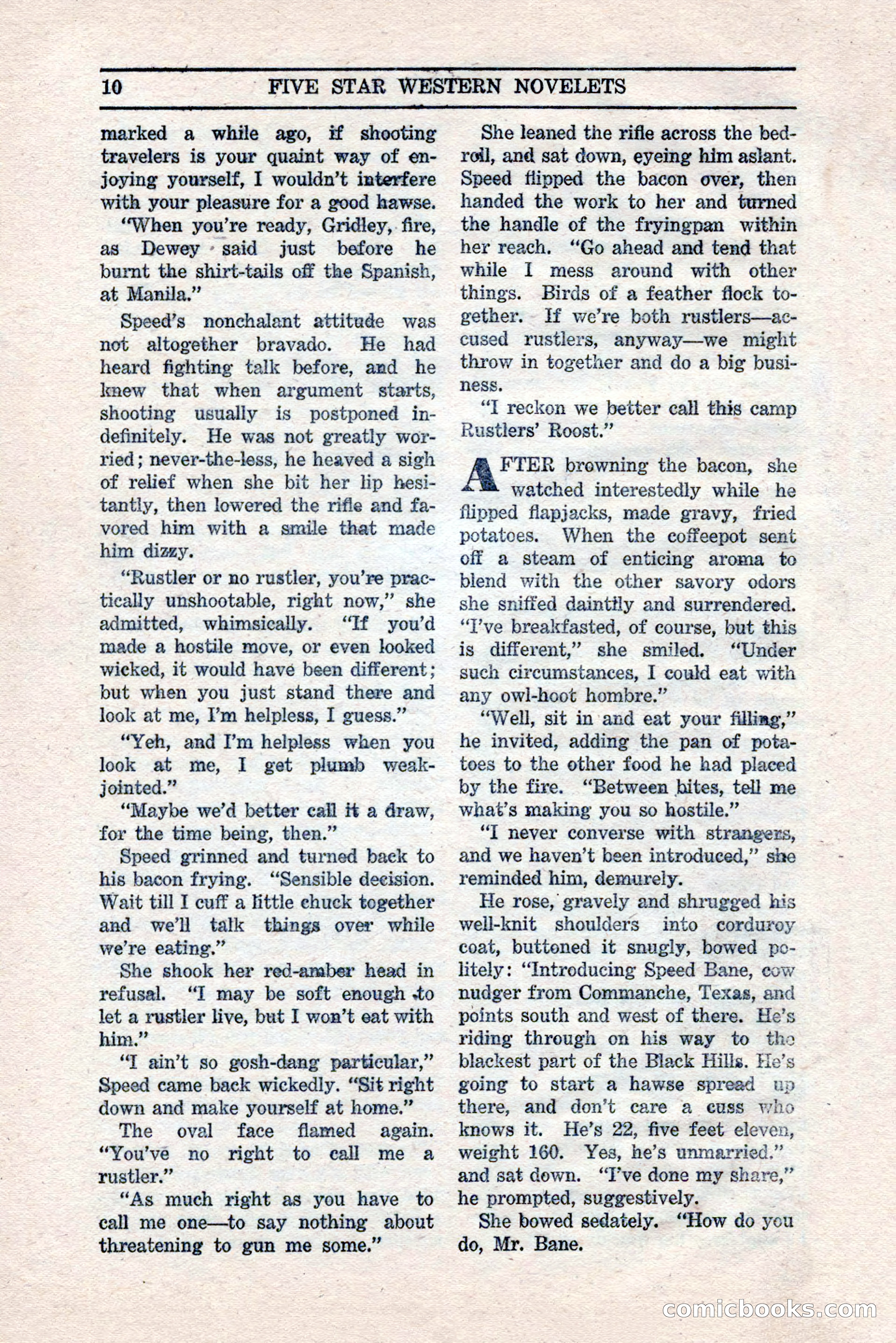 Five Star Western Novelets, September 1937 — page 12 of 116