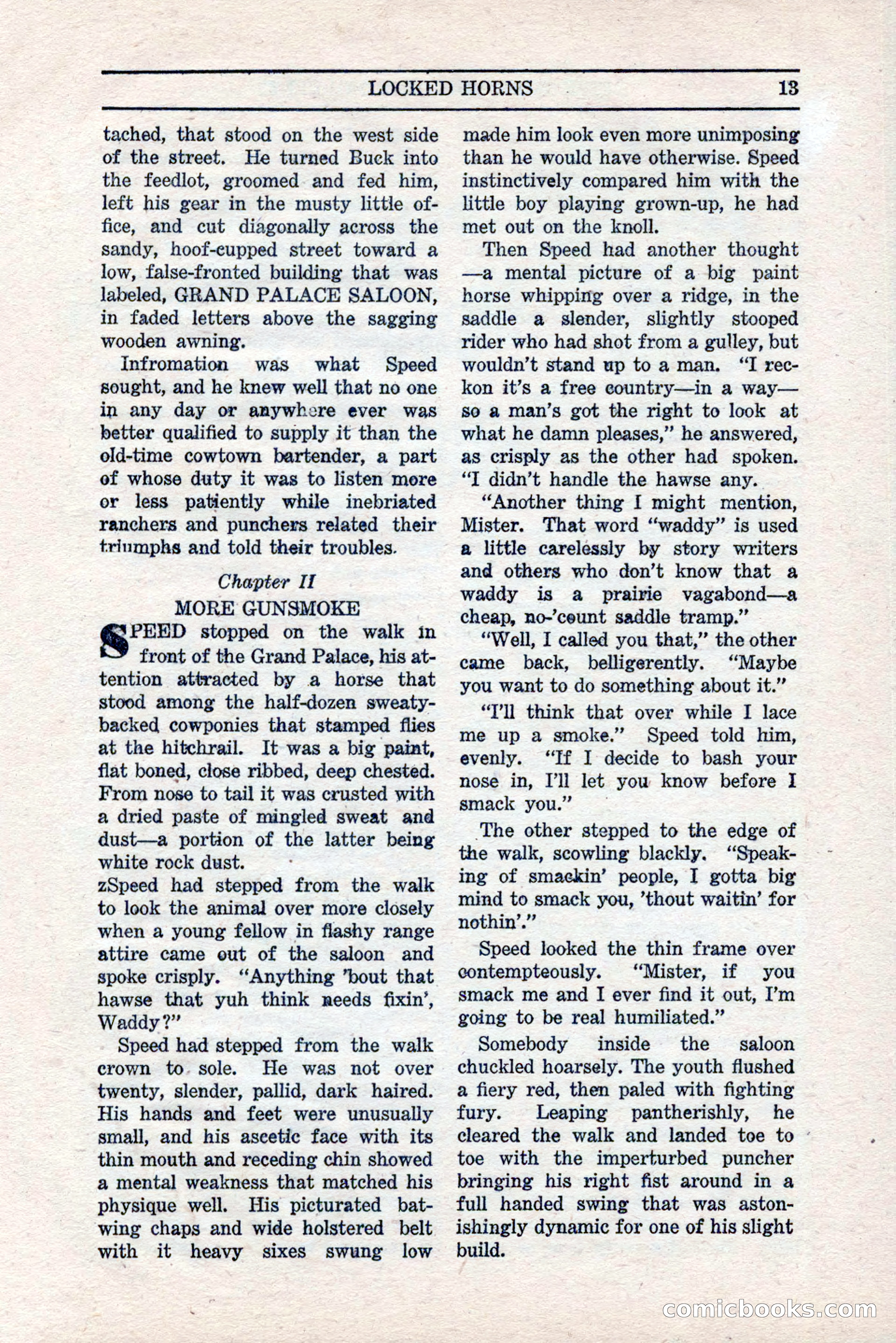 Five Star Western Novelets, September 1937 — page 15 of 116