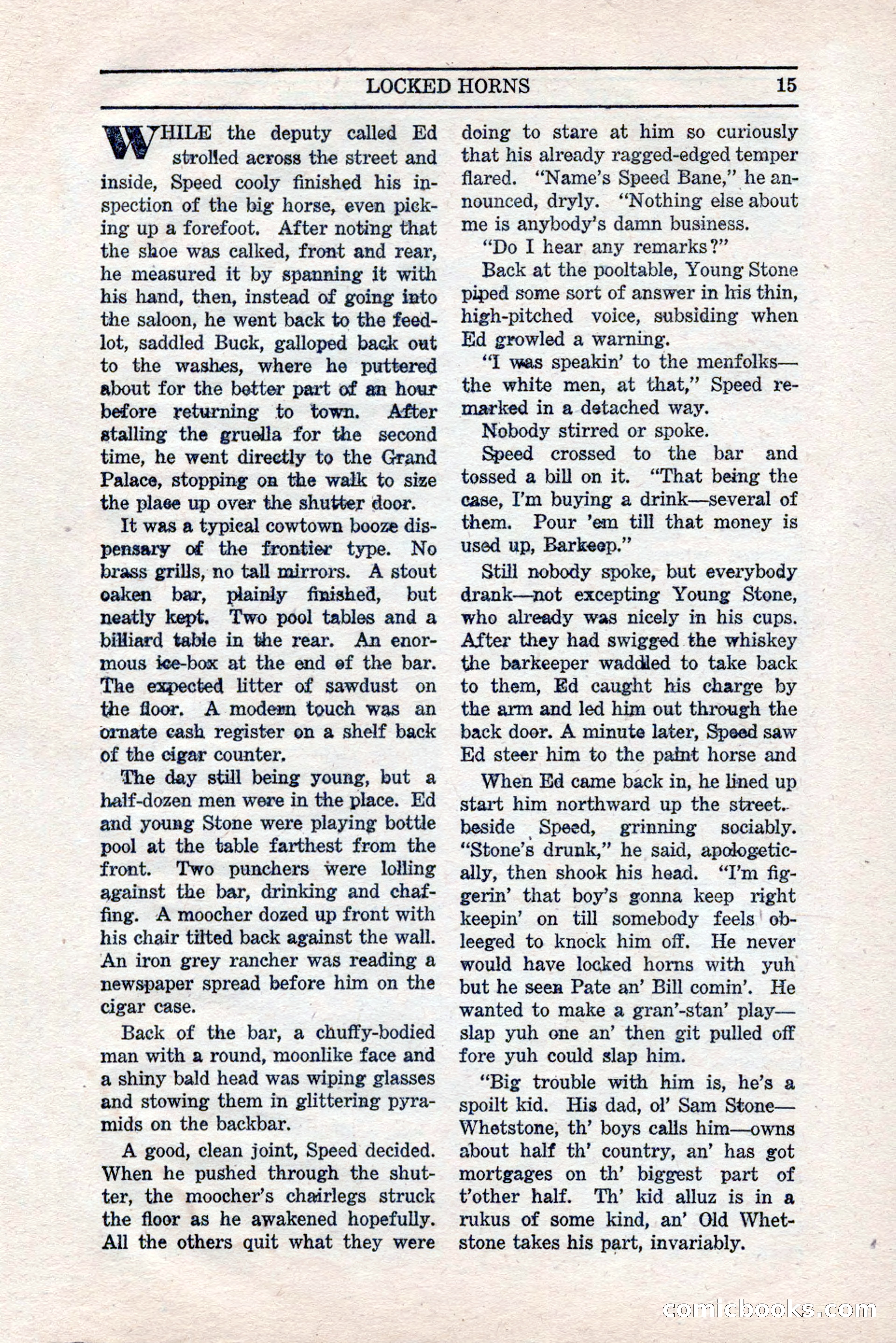 Five Star Western Novelets, September 1937 — page 17 of 116