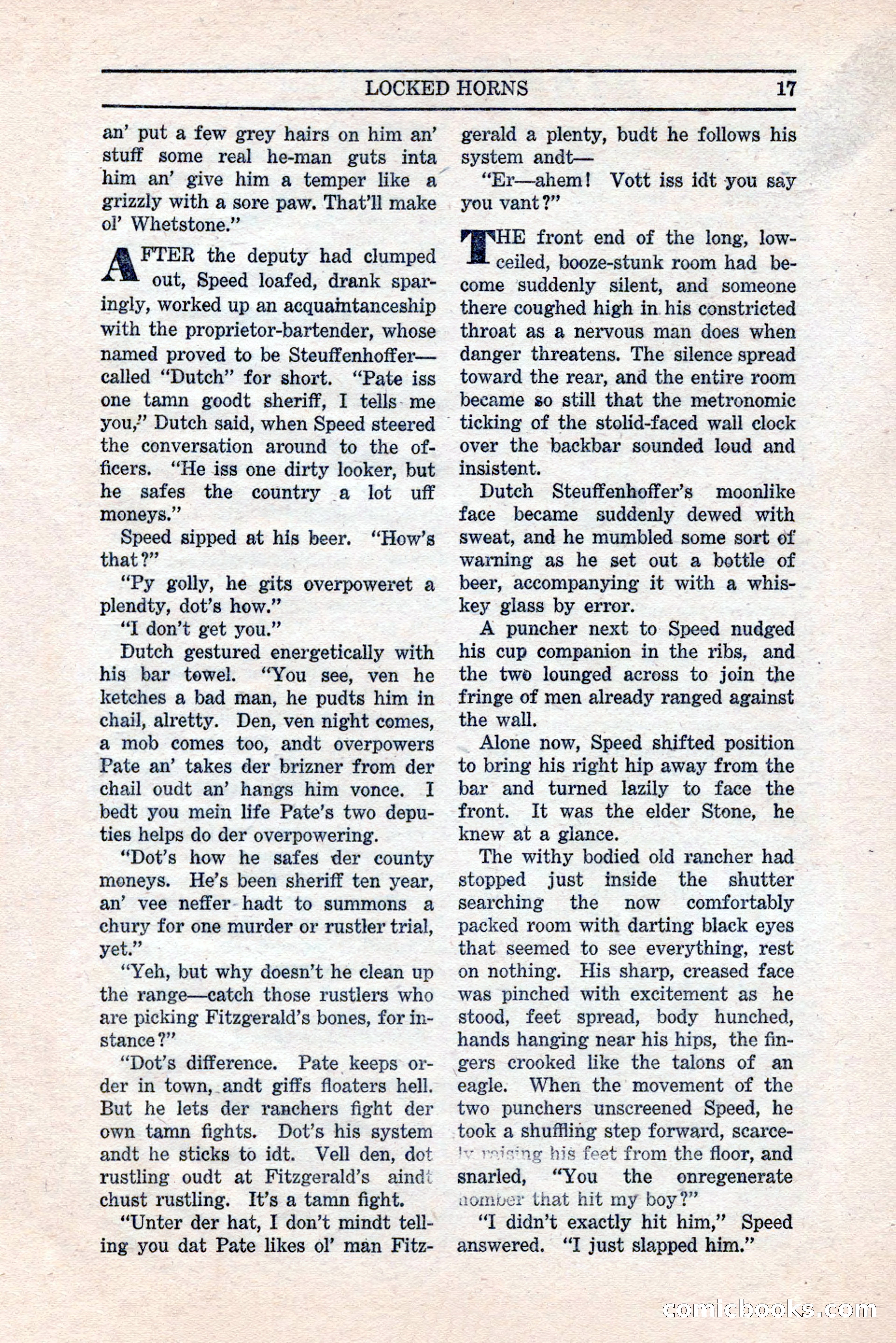 Five Star Western Novelets, September 1937 — page 19 of 116