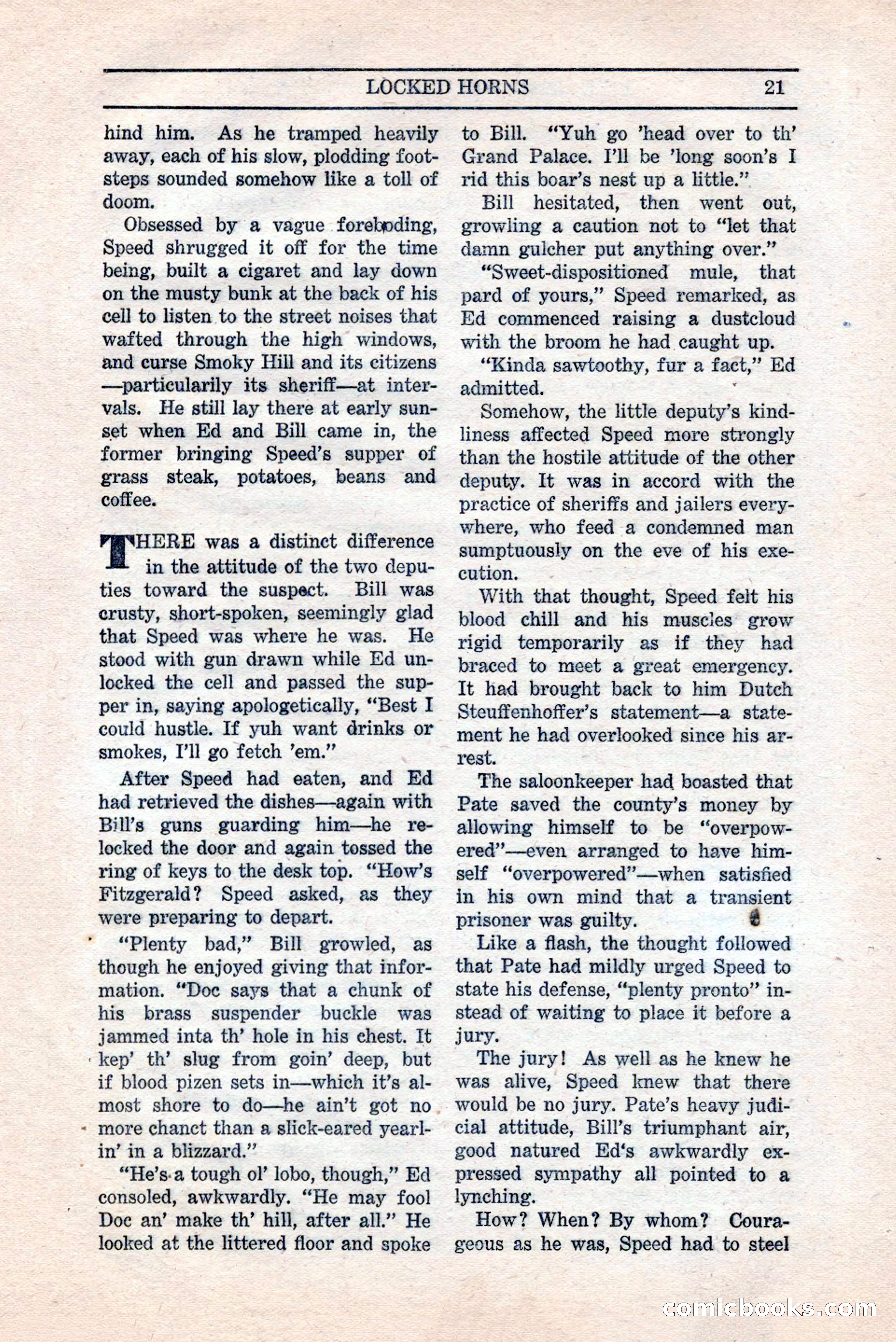 Five Star Western Novelets, September 1937 — page 23 of 116