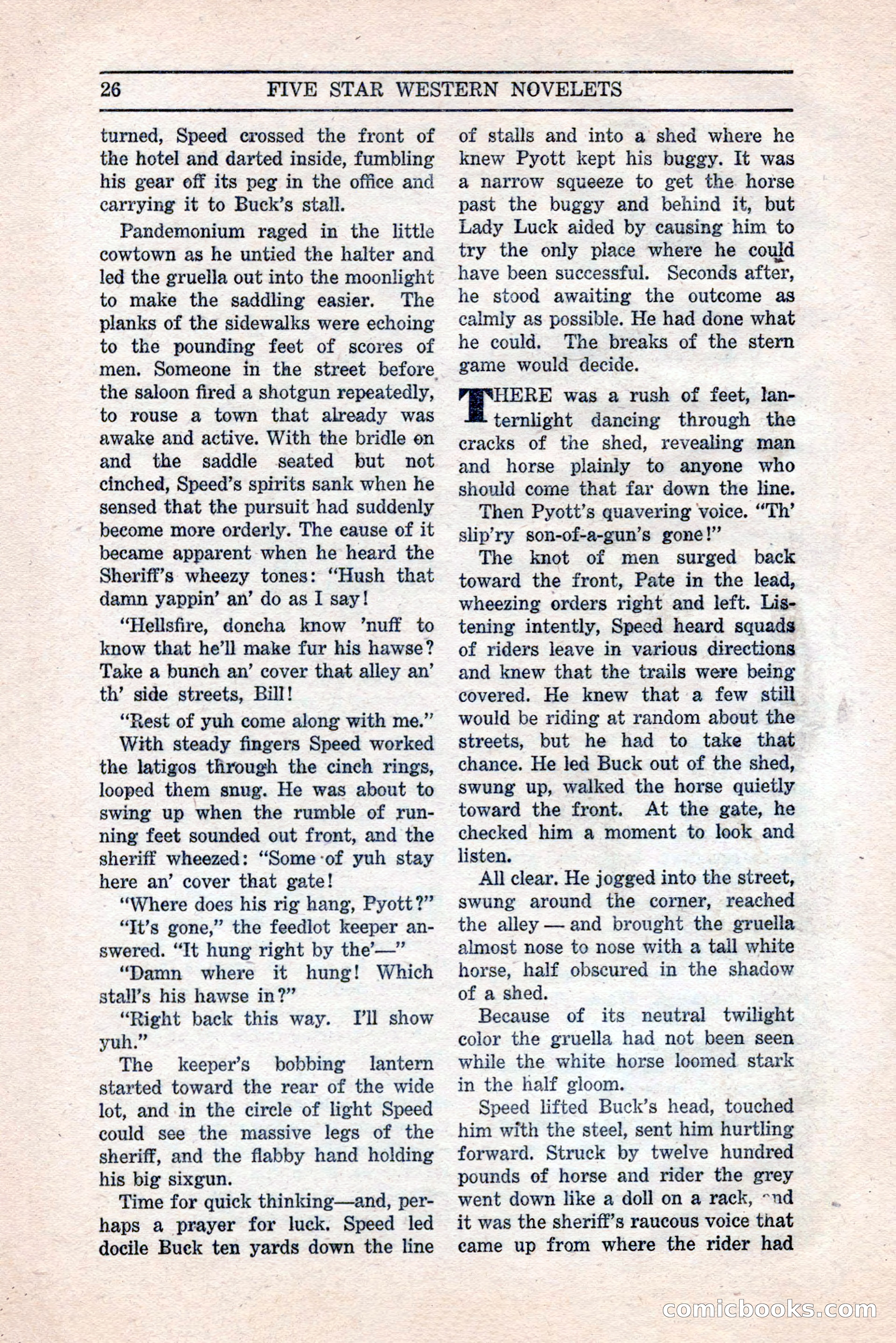Five Star Western Novelets, September 1937 — page 28 of 116