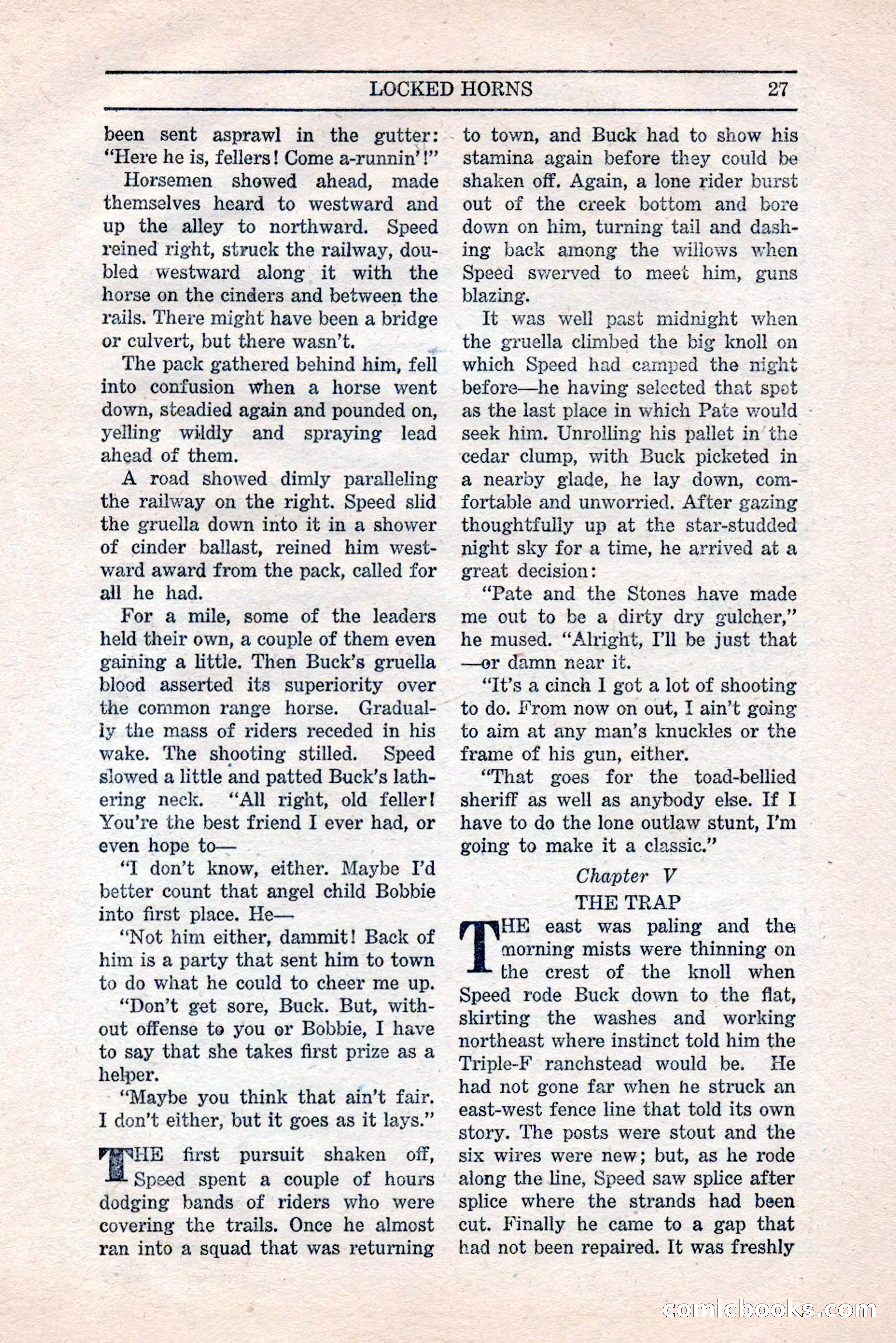Five Star Western Novelets, September 1937 — page 29 of 116