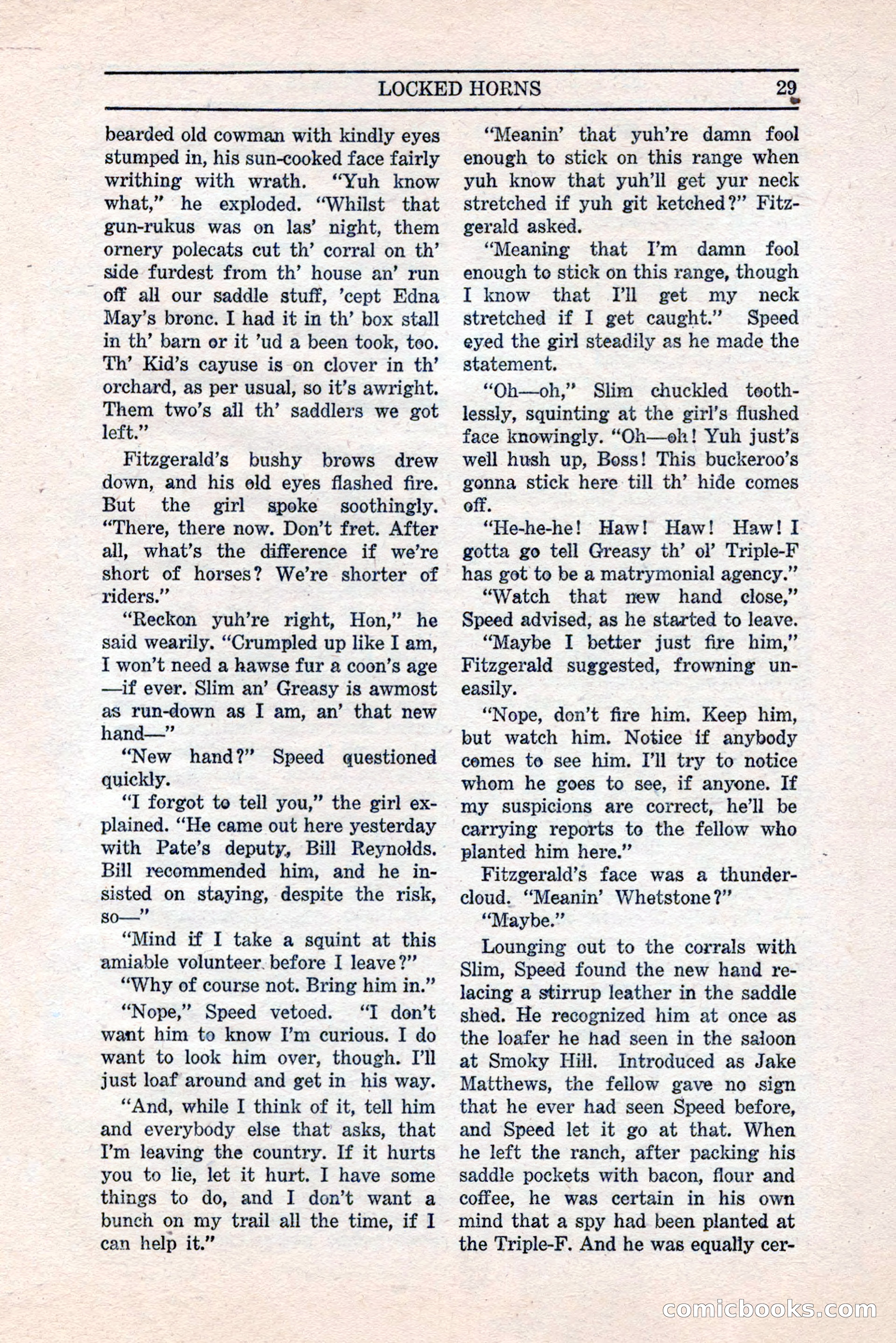 Five Star Western Novelets, September 1937 — page 31 of 116