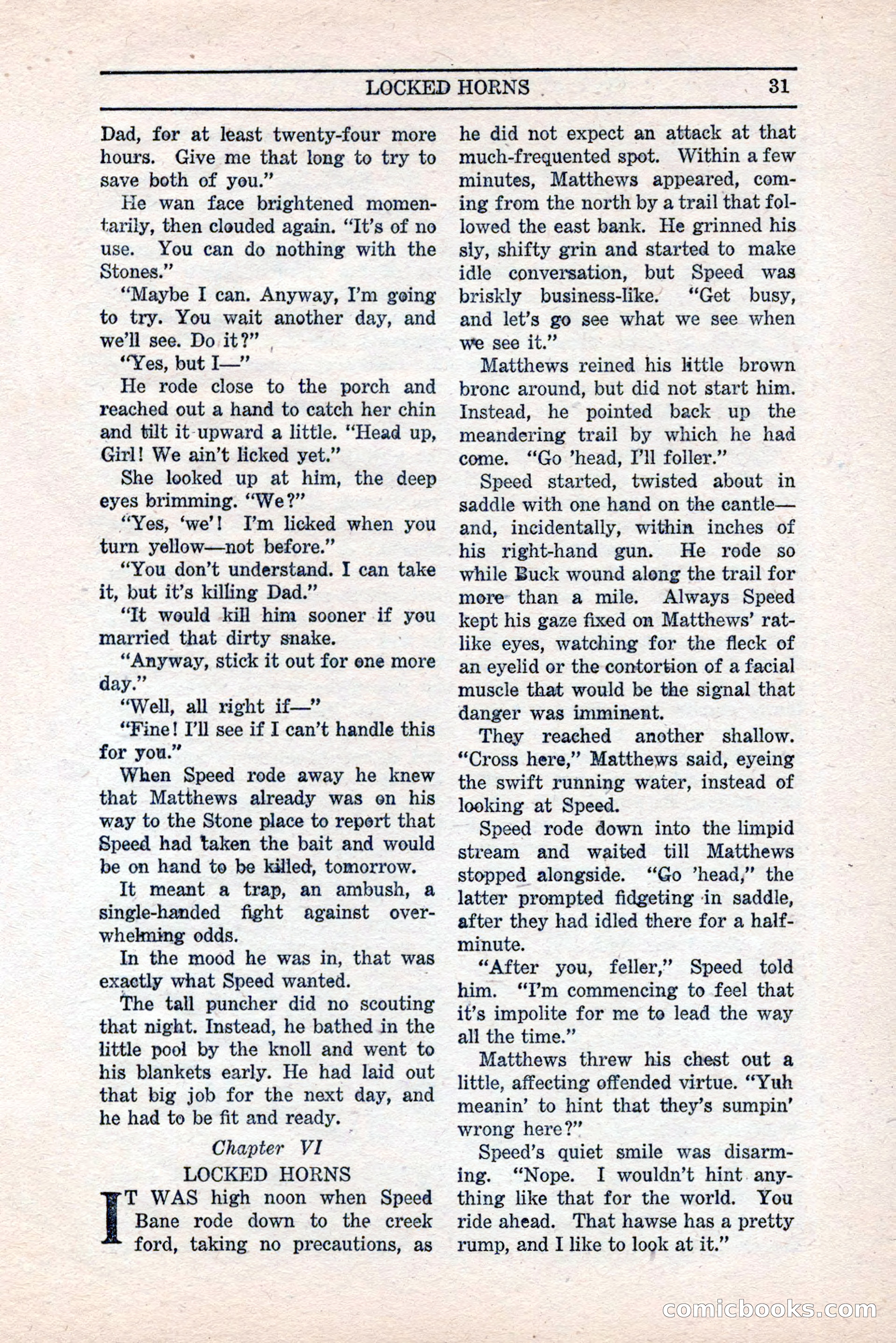 Five Star Western Novelets, September 1937 — page 33 of 116