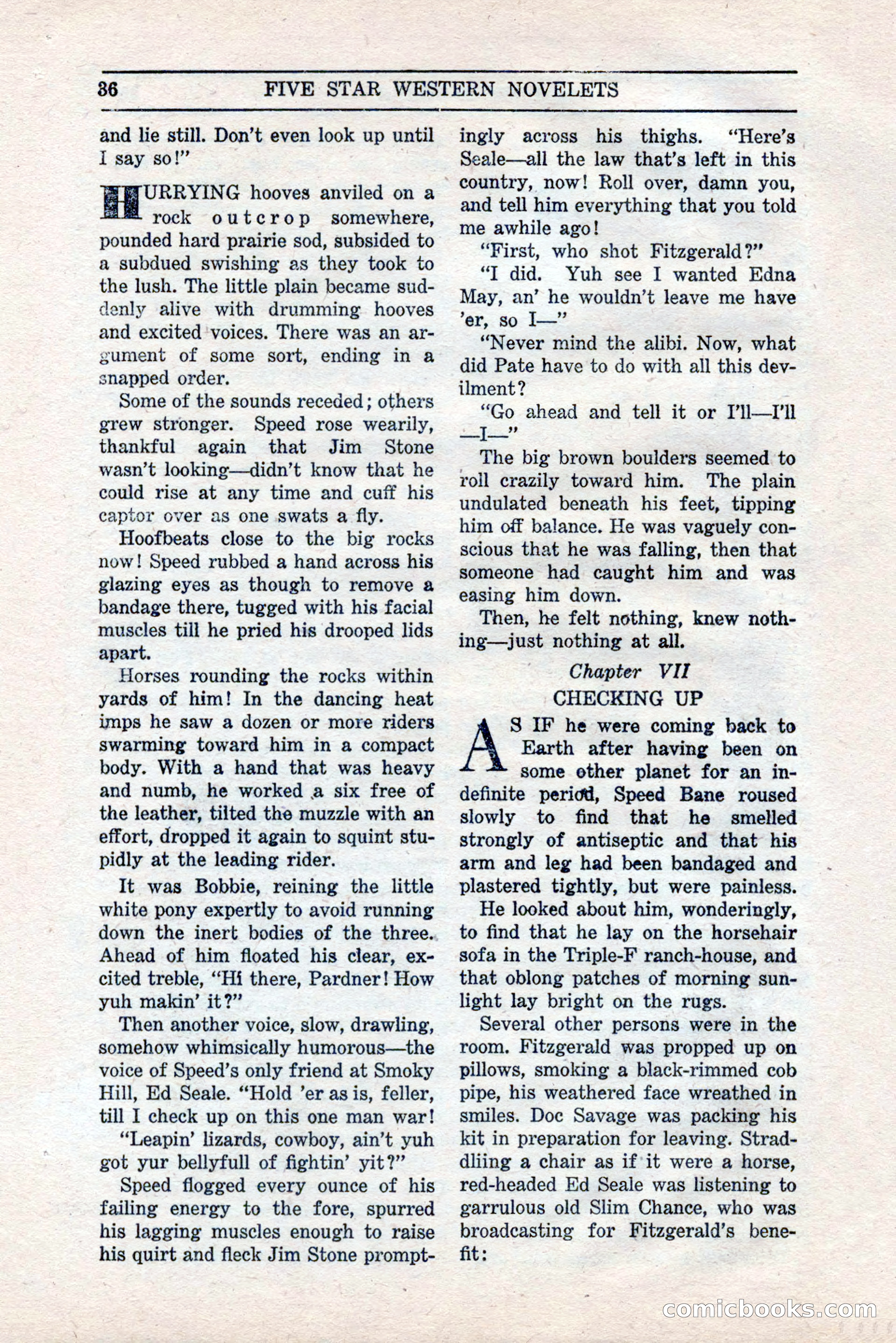 Five Star Western Novelets, September 1937 — page 38 of 116