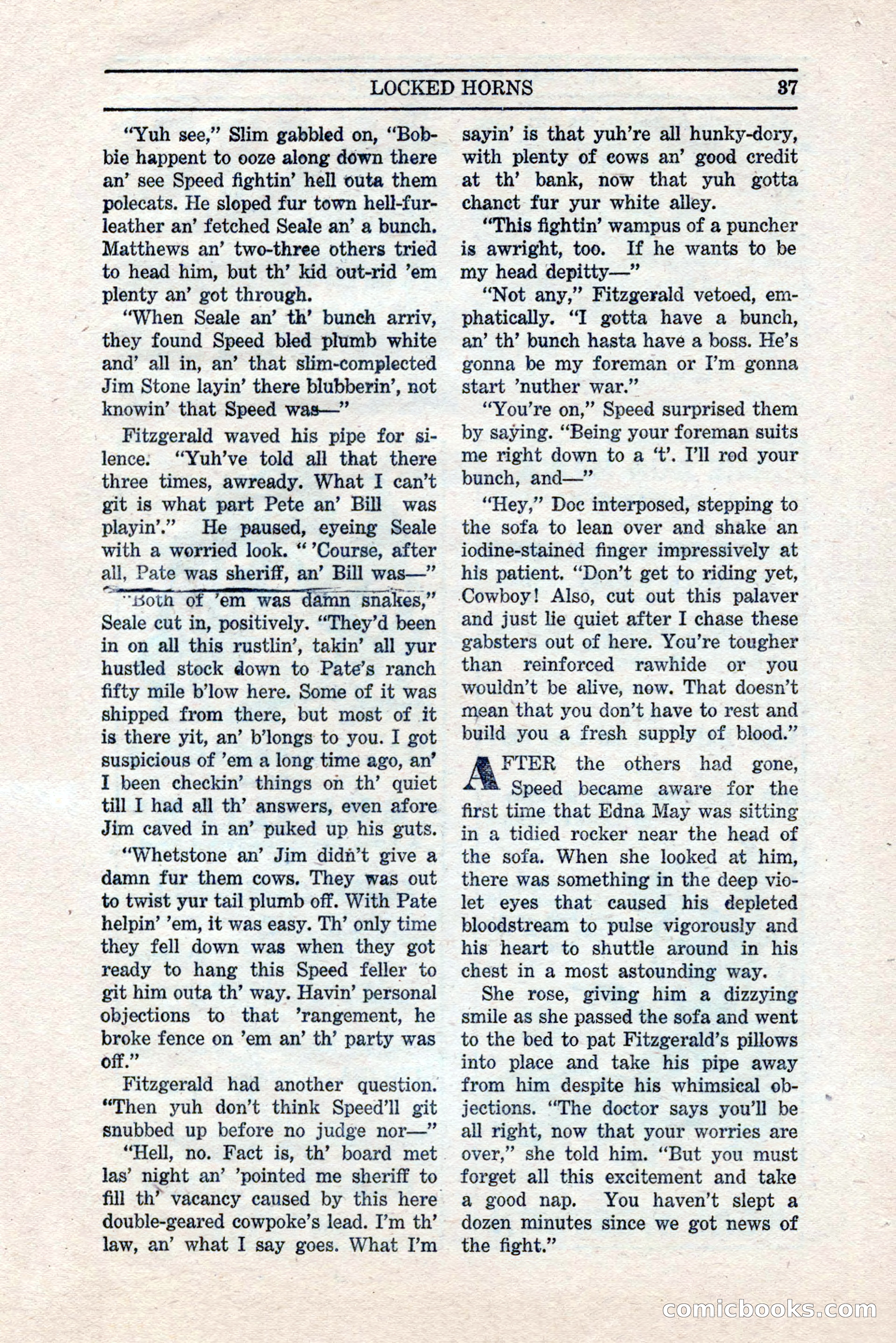 Five Star Western Novelets, September 1937 — page 39 of 116