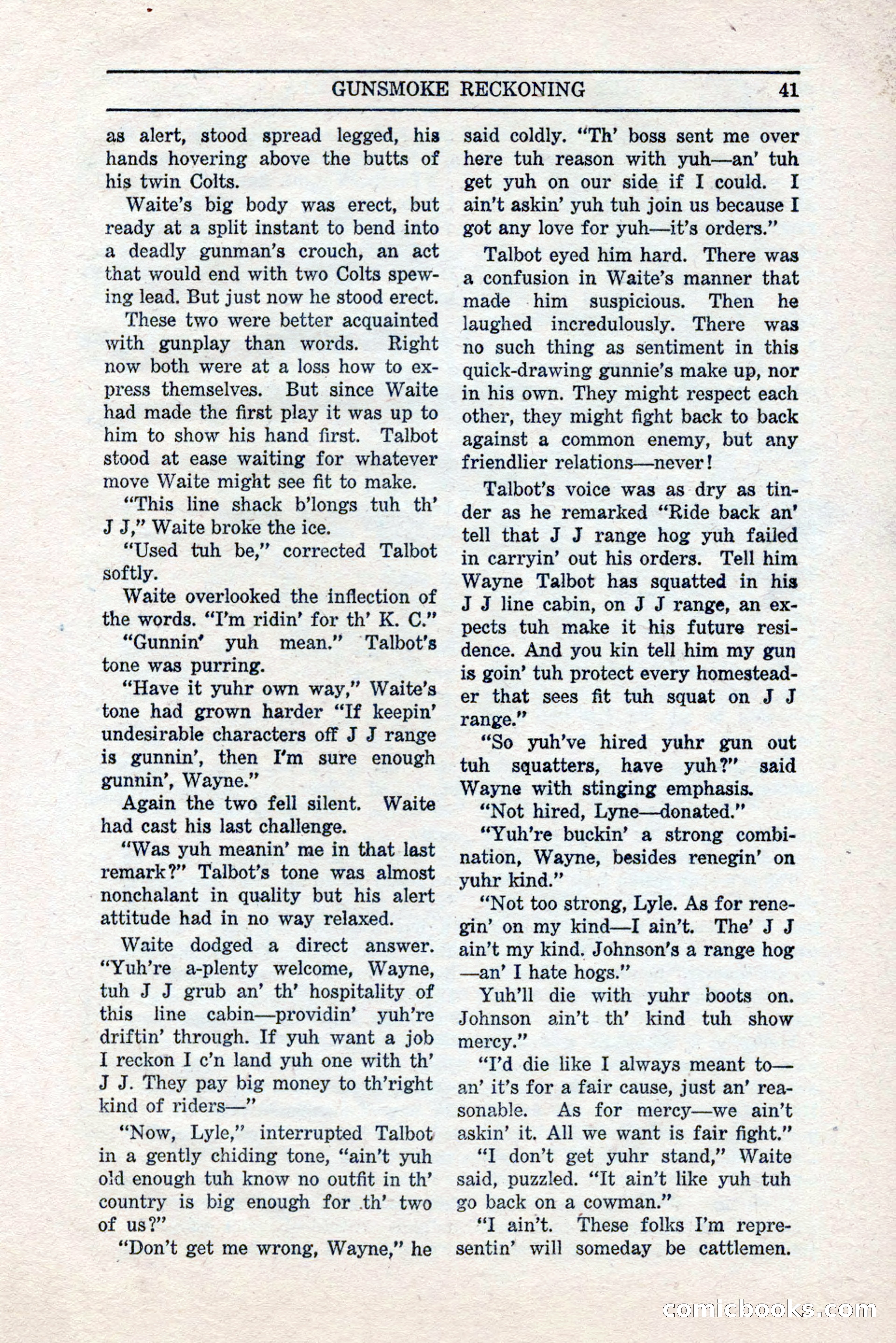 Five Star Western Novelets, September 1937 — page 43 of 116