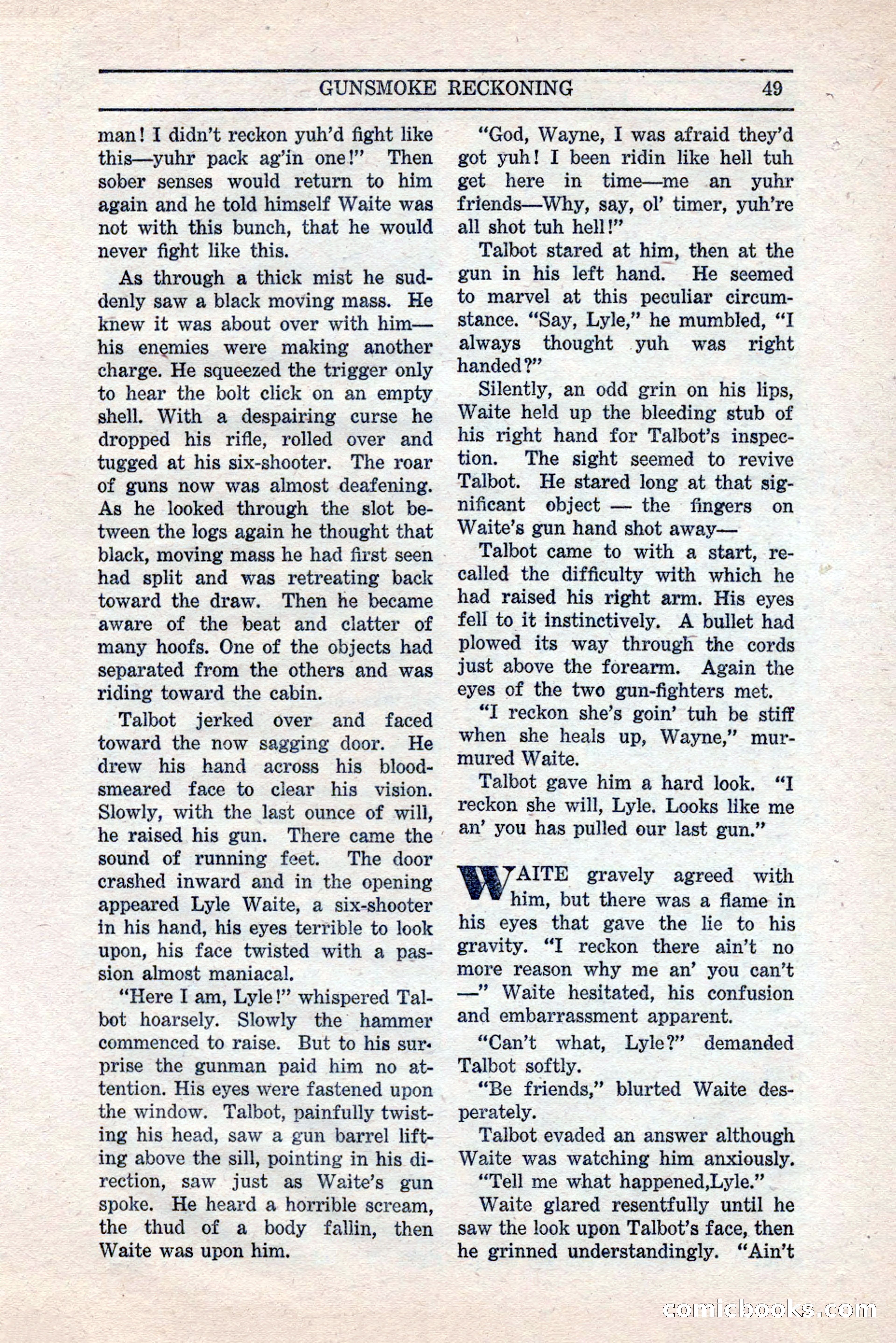 Five Star Western Novelets, September 1937 — page 51 of 116