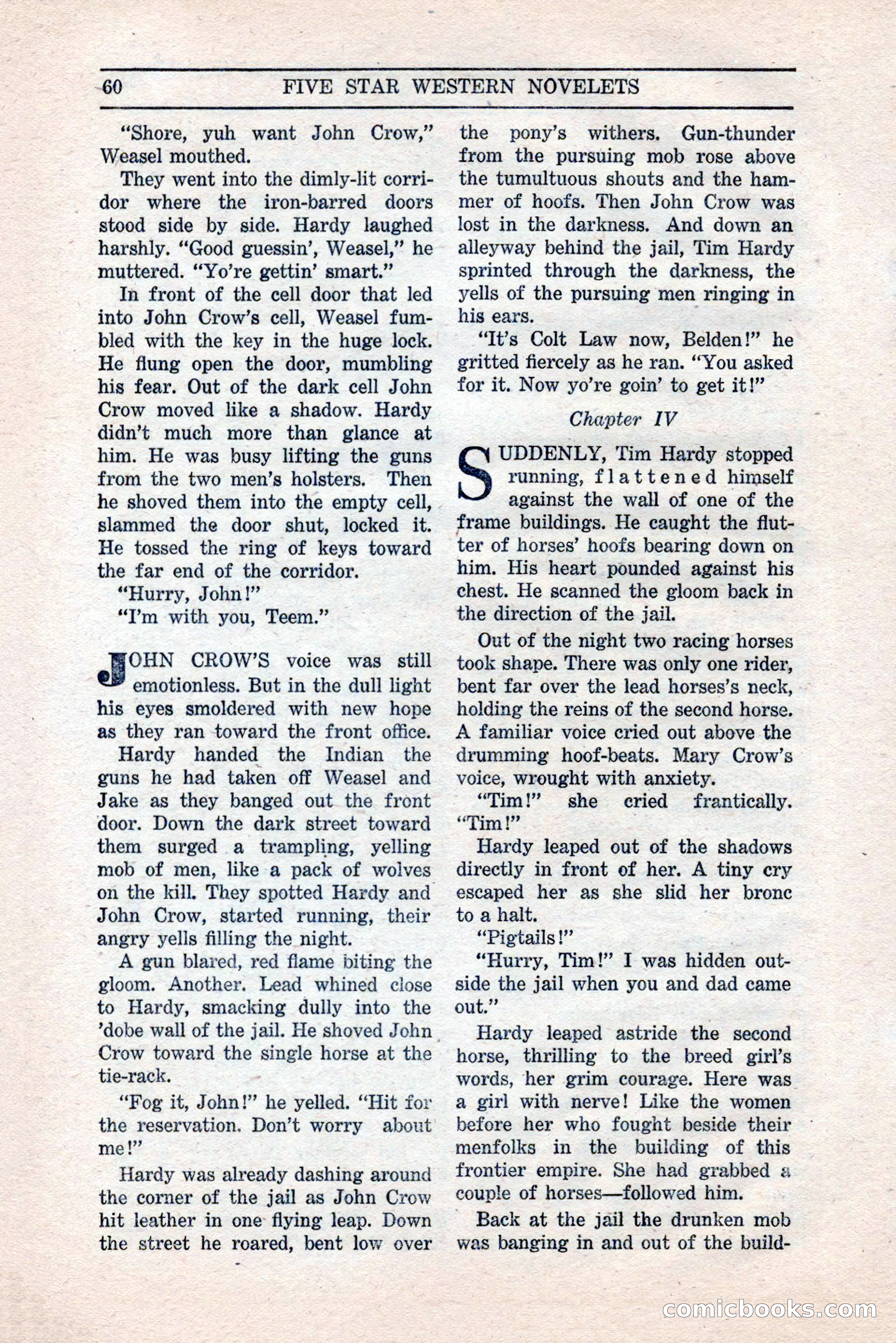 Five Star Western Novelets, September 1937 — page 62 of 116