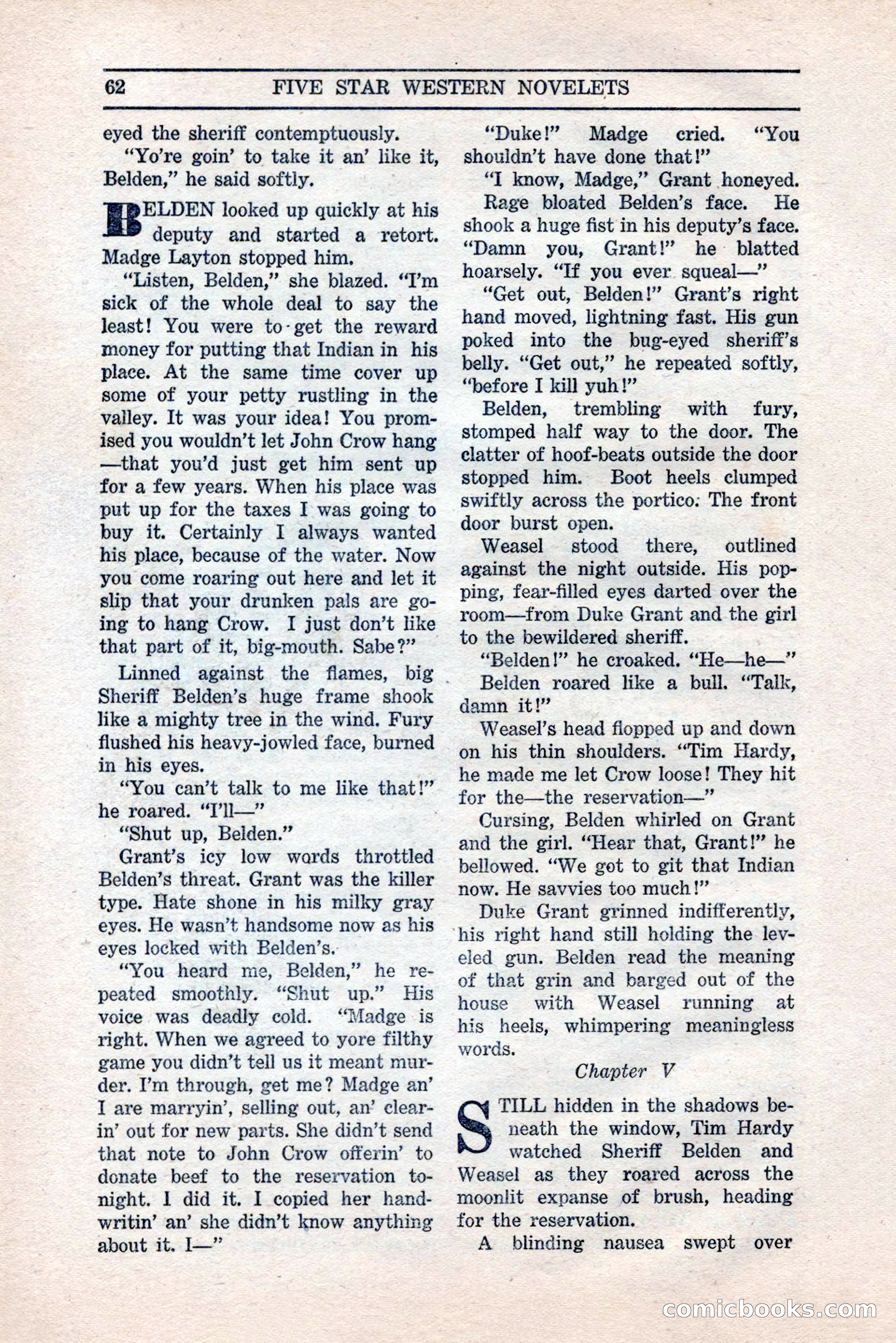 Five Star Western Novelets, September 1937 — page 64 of 116