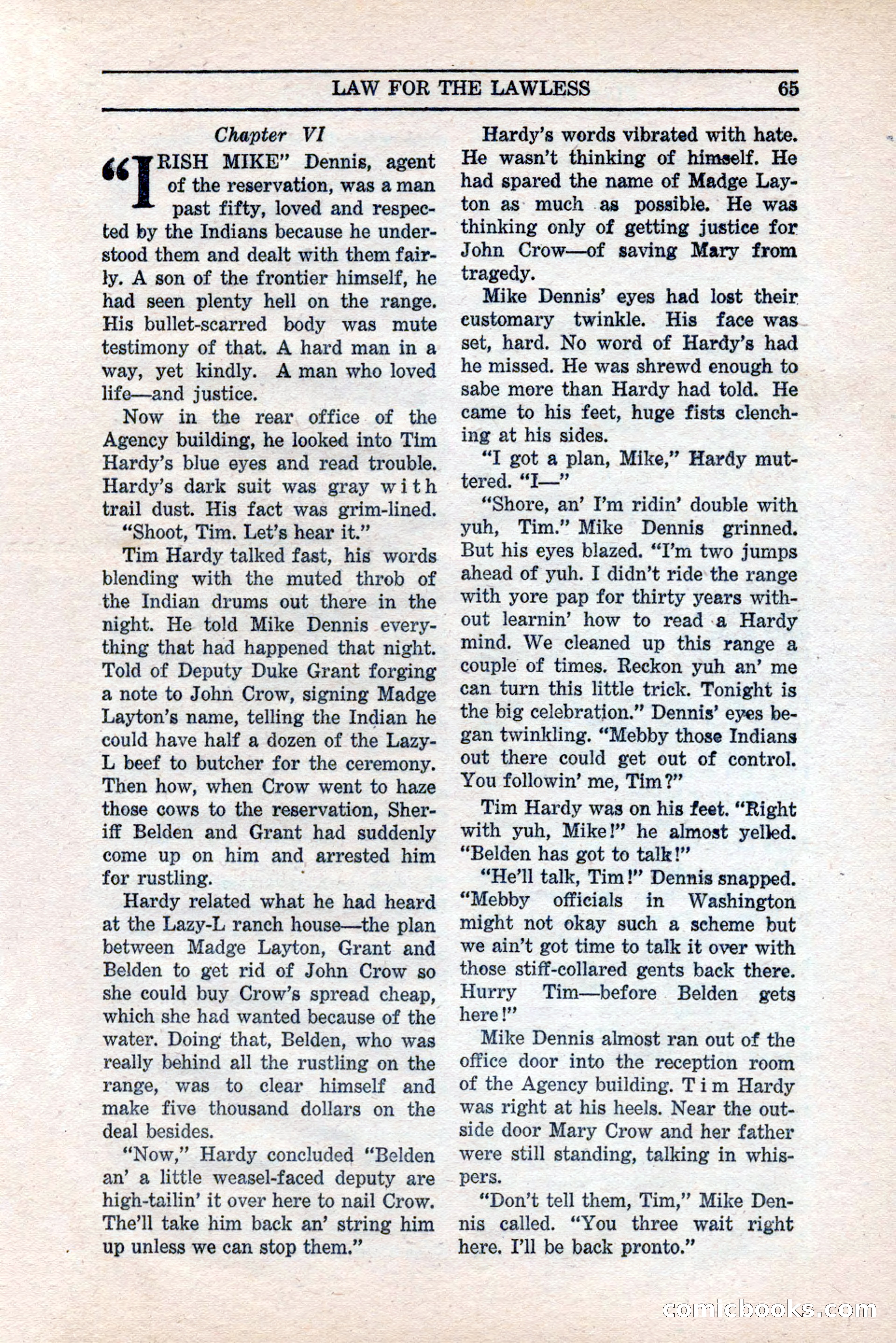Five Star Western Novelets, September 1937 — page 67 of 116