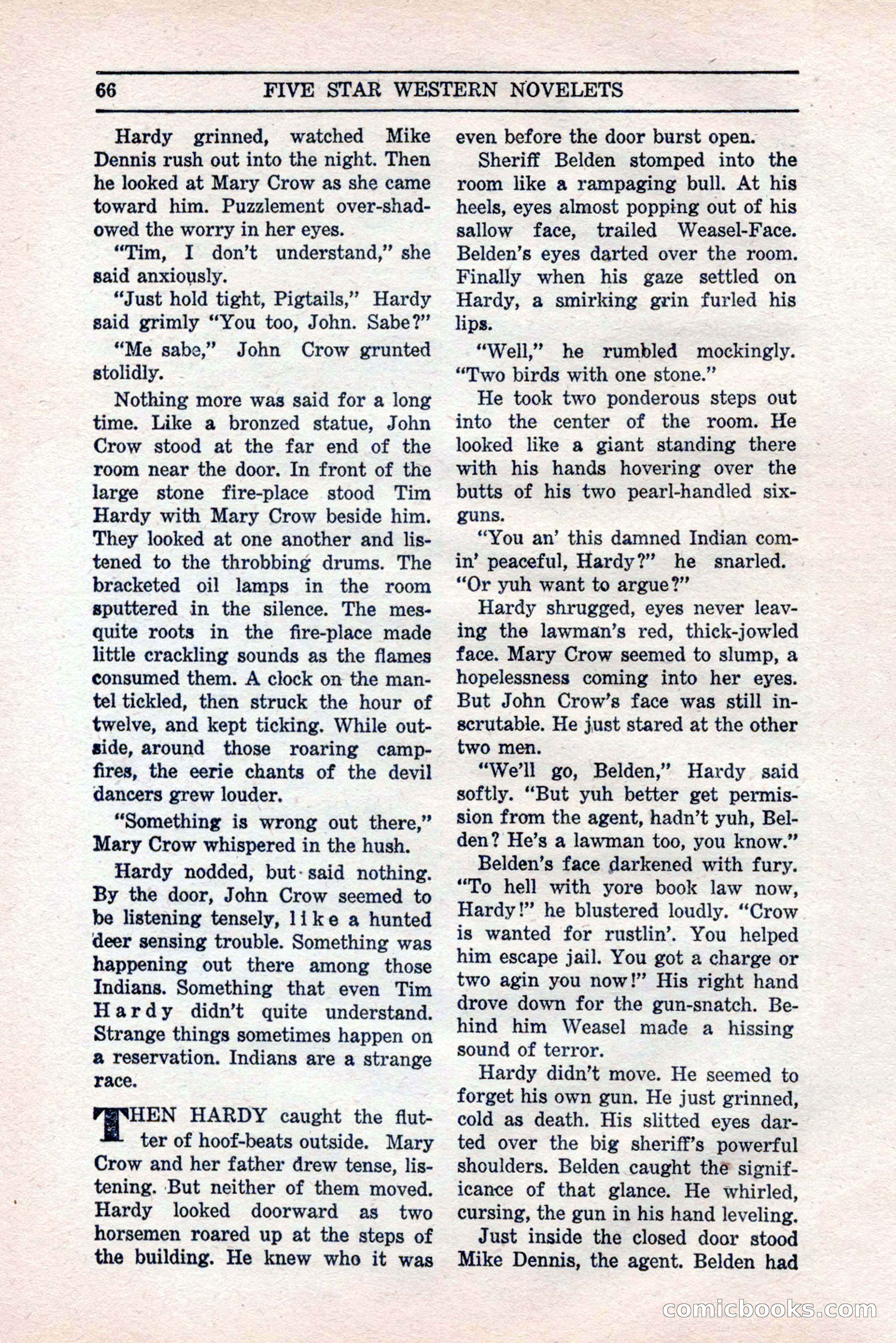 Five Star Western Novelets, September 1937 — page 68 of 116