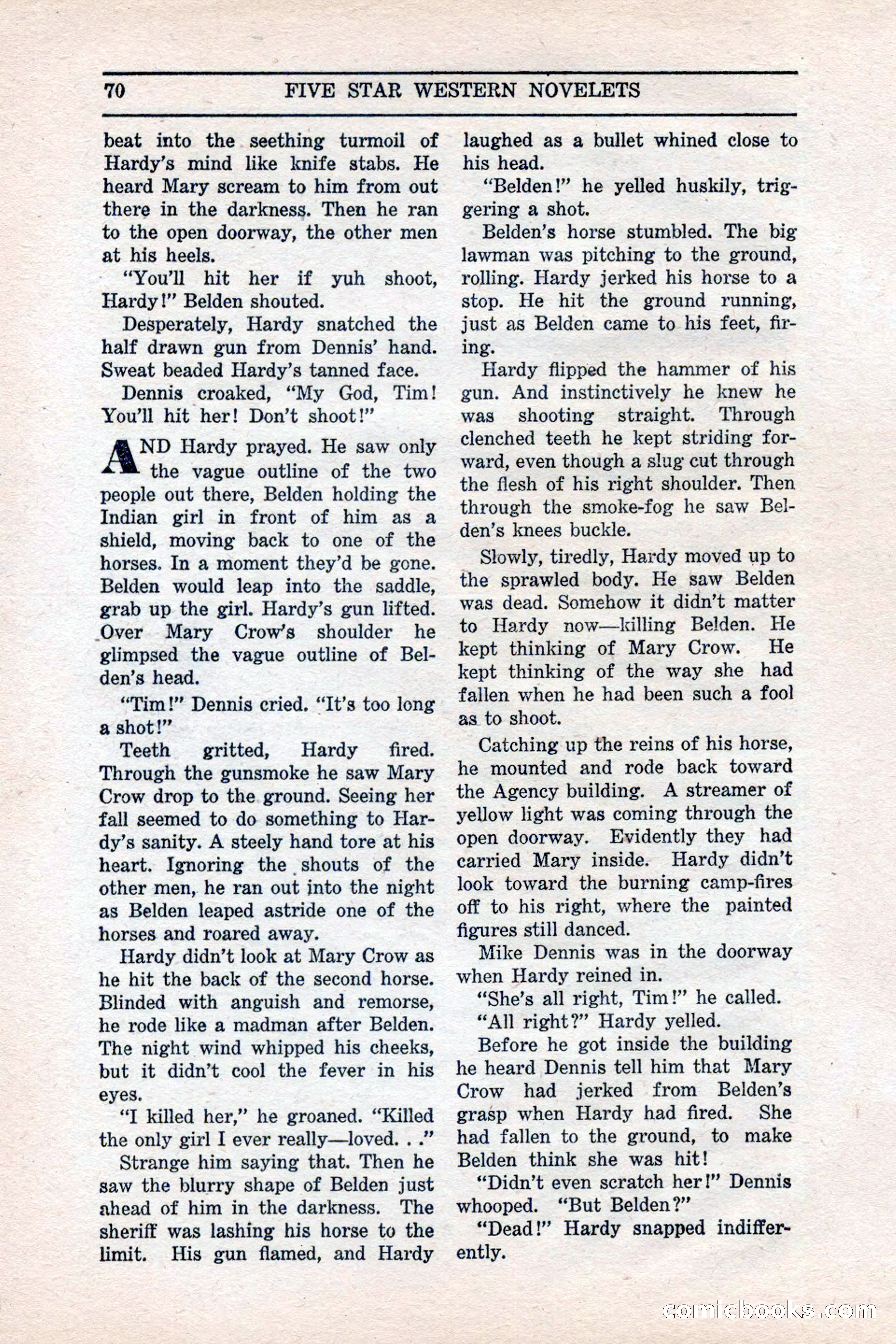 Five Star Western Novelets, September 1937 — page 72 of 116