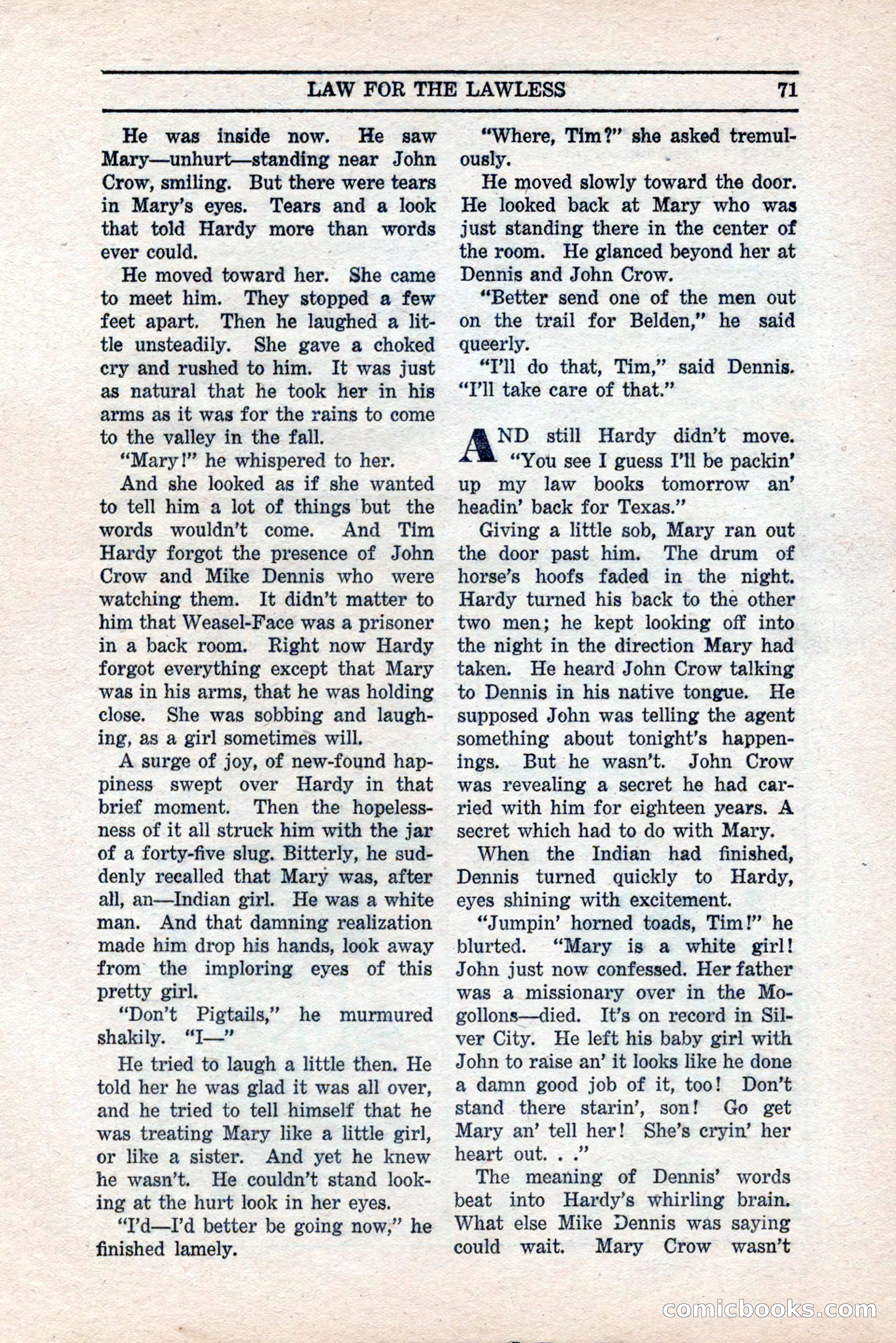 Five Star Western Novelets, September 1937 — page 73 of 116