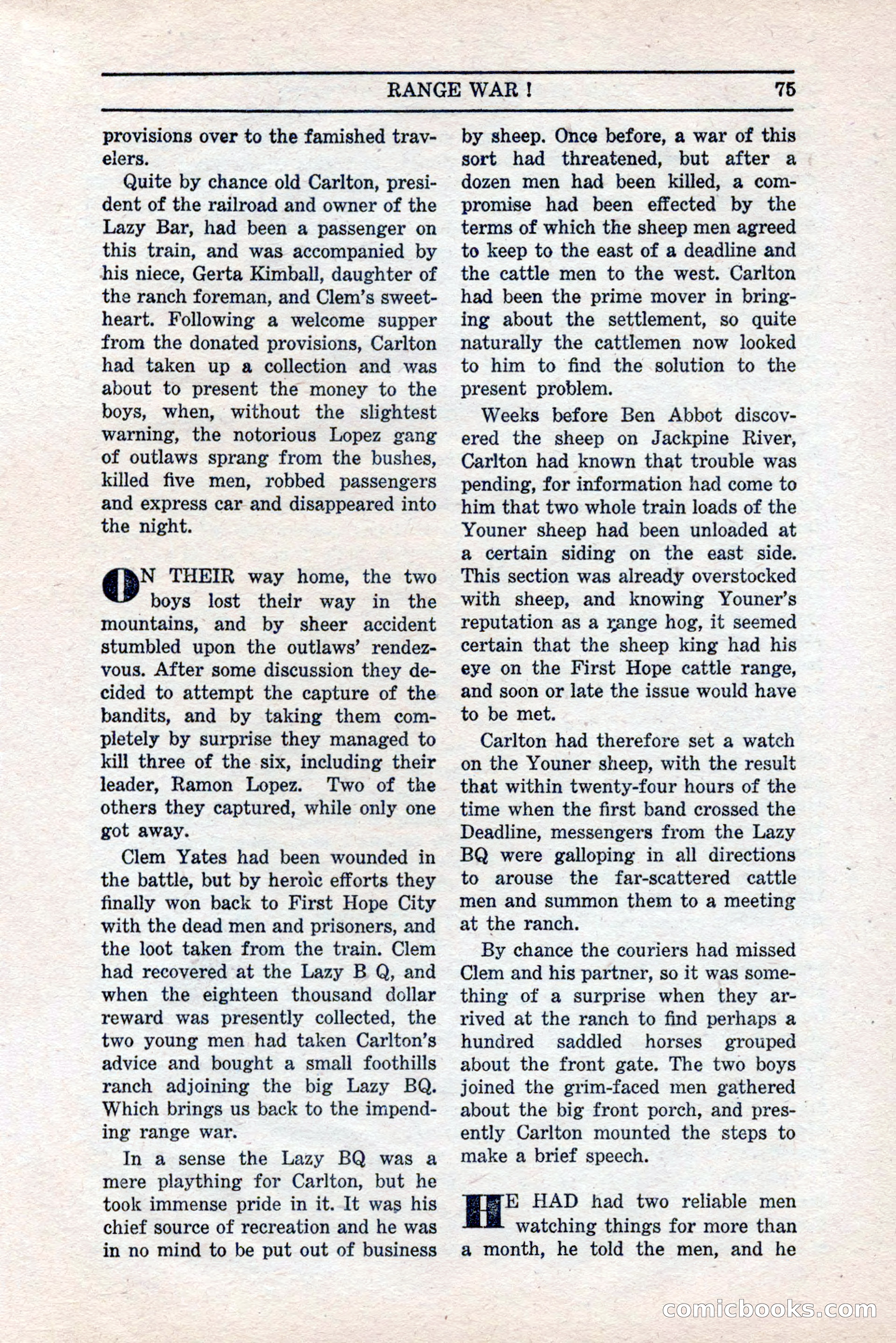 Five Star Western Novelets, September 1937 — page 77 of 116