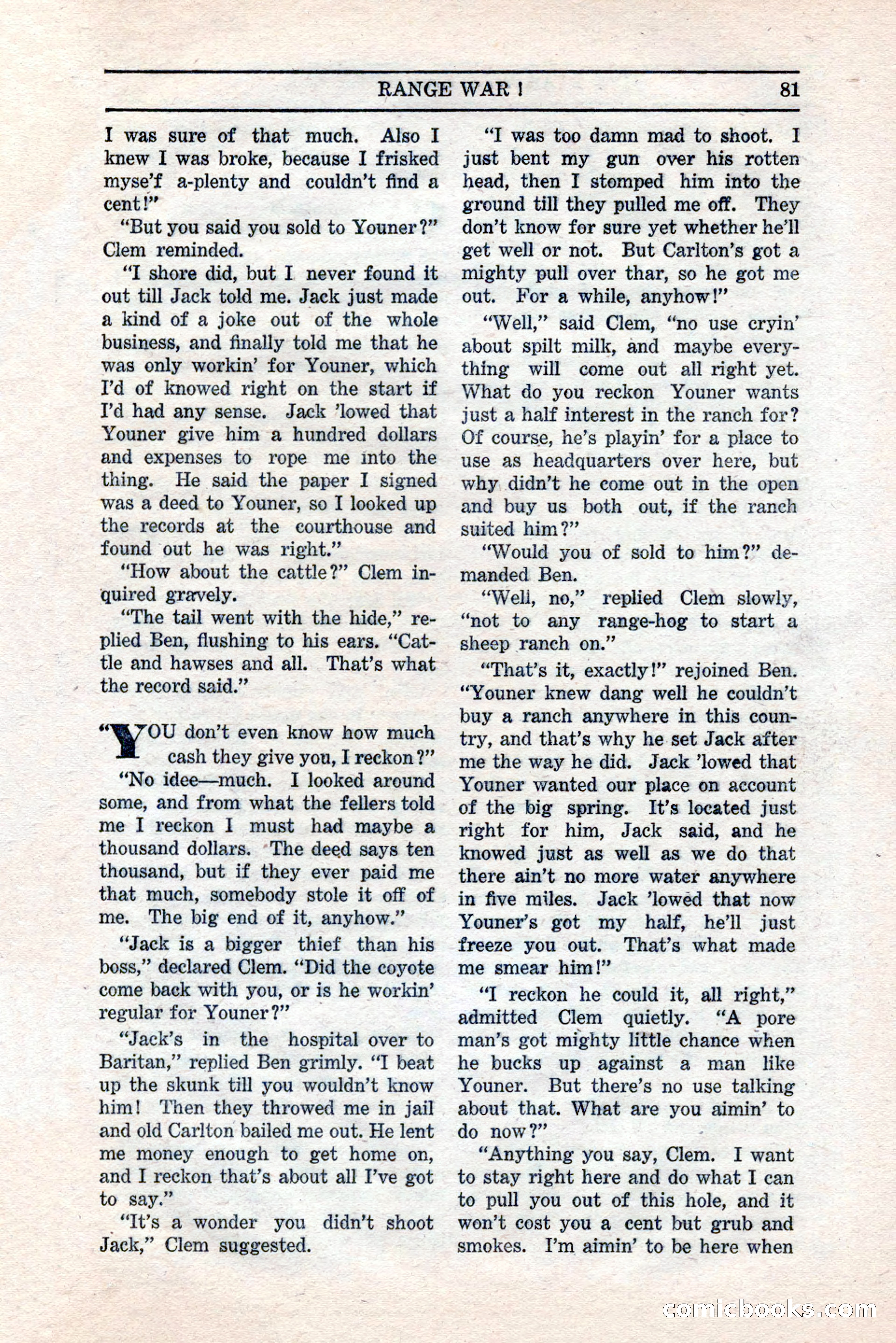 Five Star Western Novelets, September 1937 — page 83 of 116