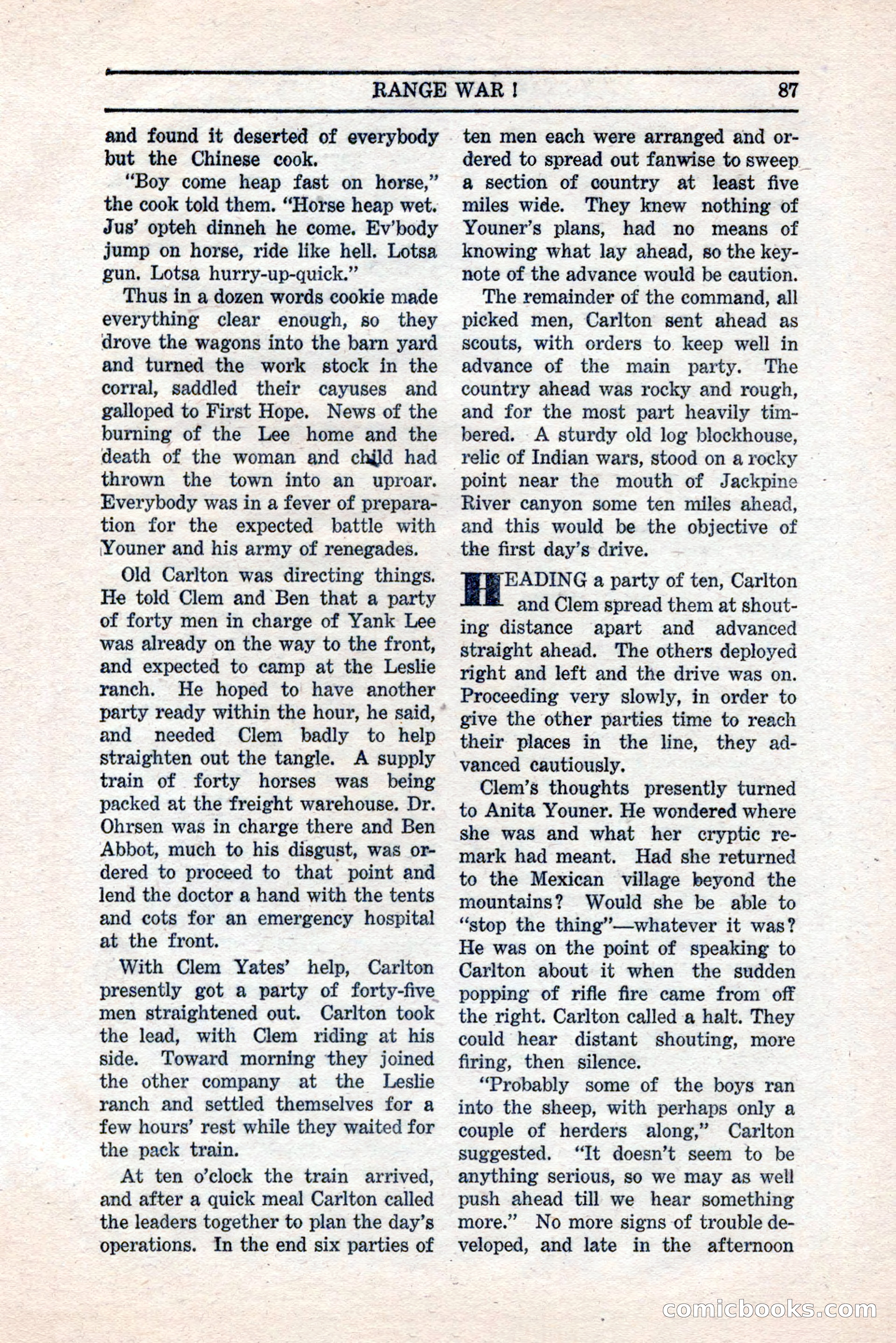 Five Star Western Novelets, September 1937 — page 89 of 116