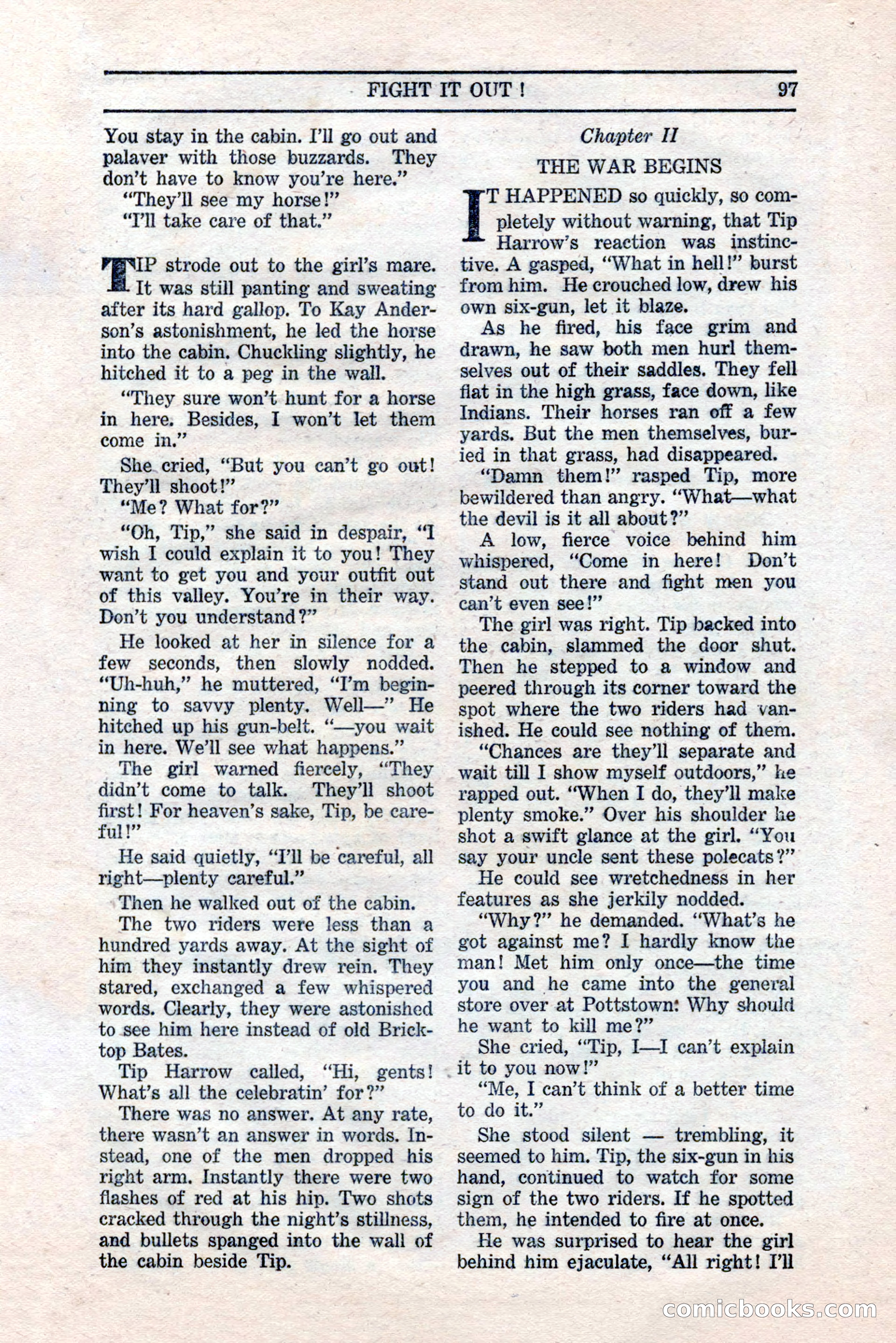 Five Star Western Novelets, September 1937 — page 99 of 116
