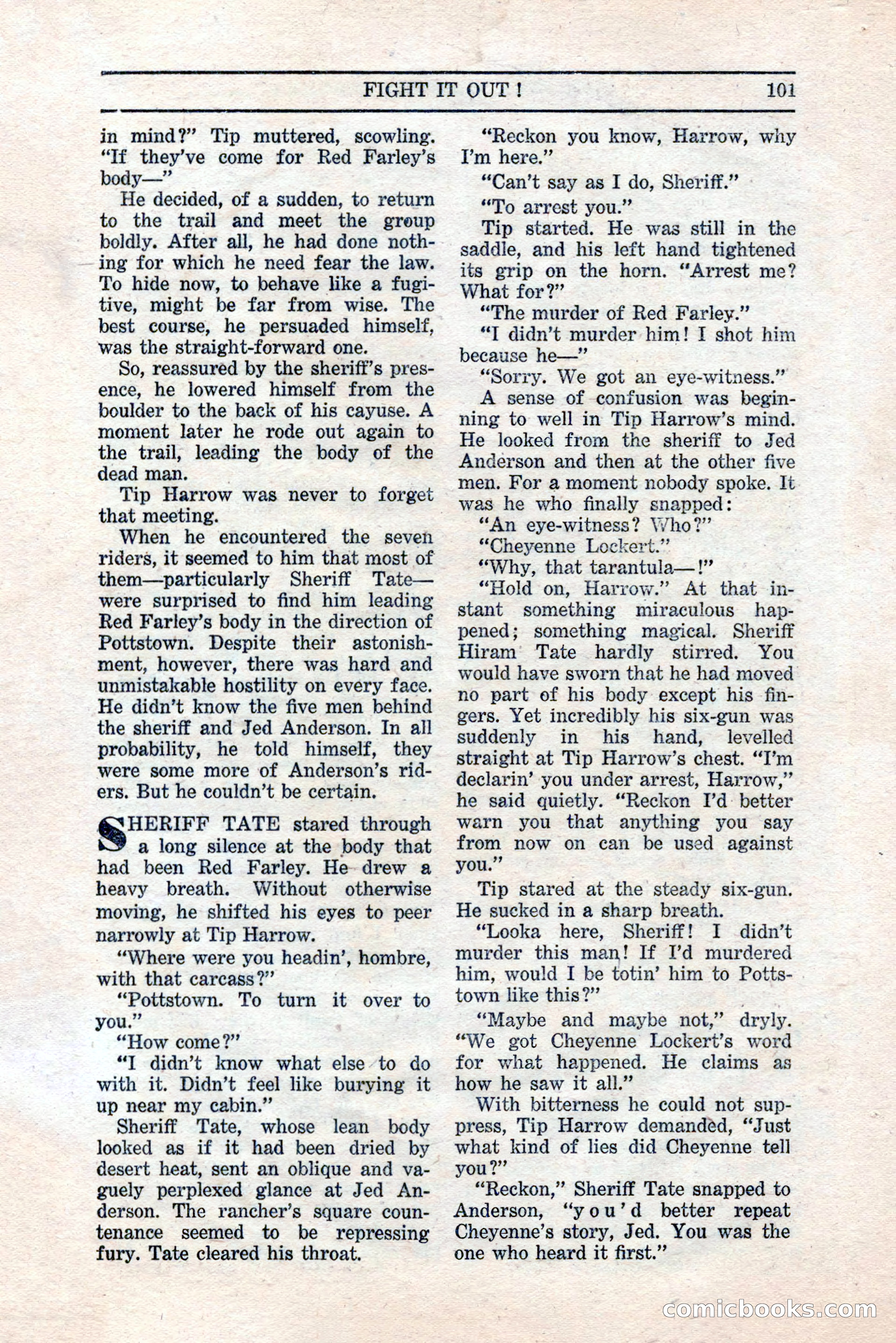 Five Star Western Novelets, September 1937 — page 103 of 116
