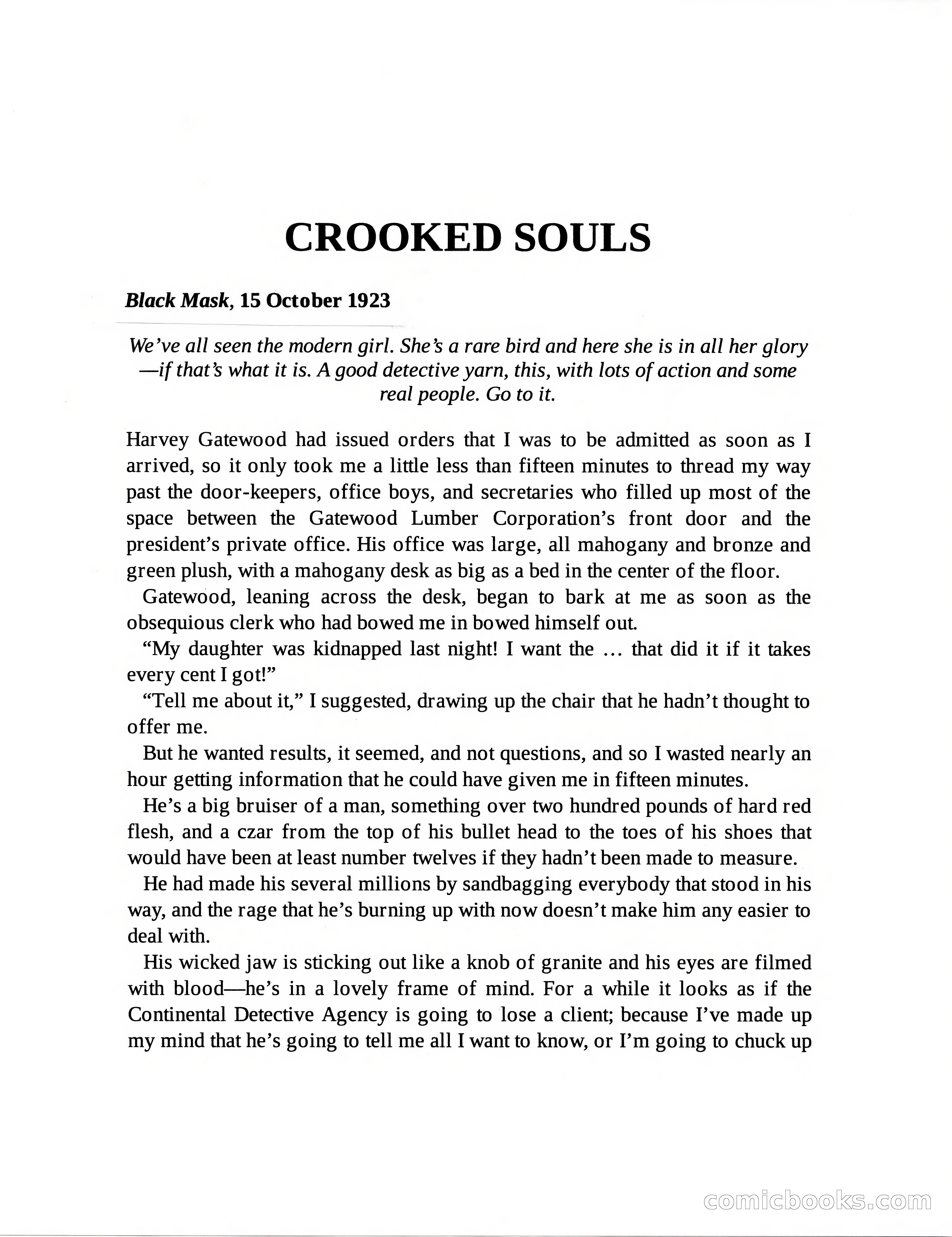 The Black Mask, October 1, 1923 — page 20 of 75