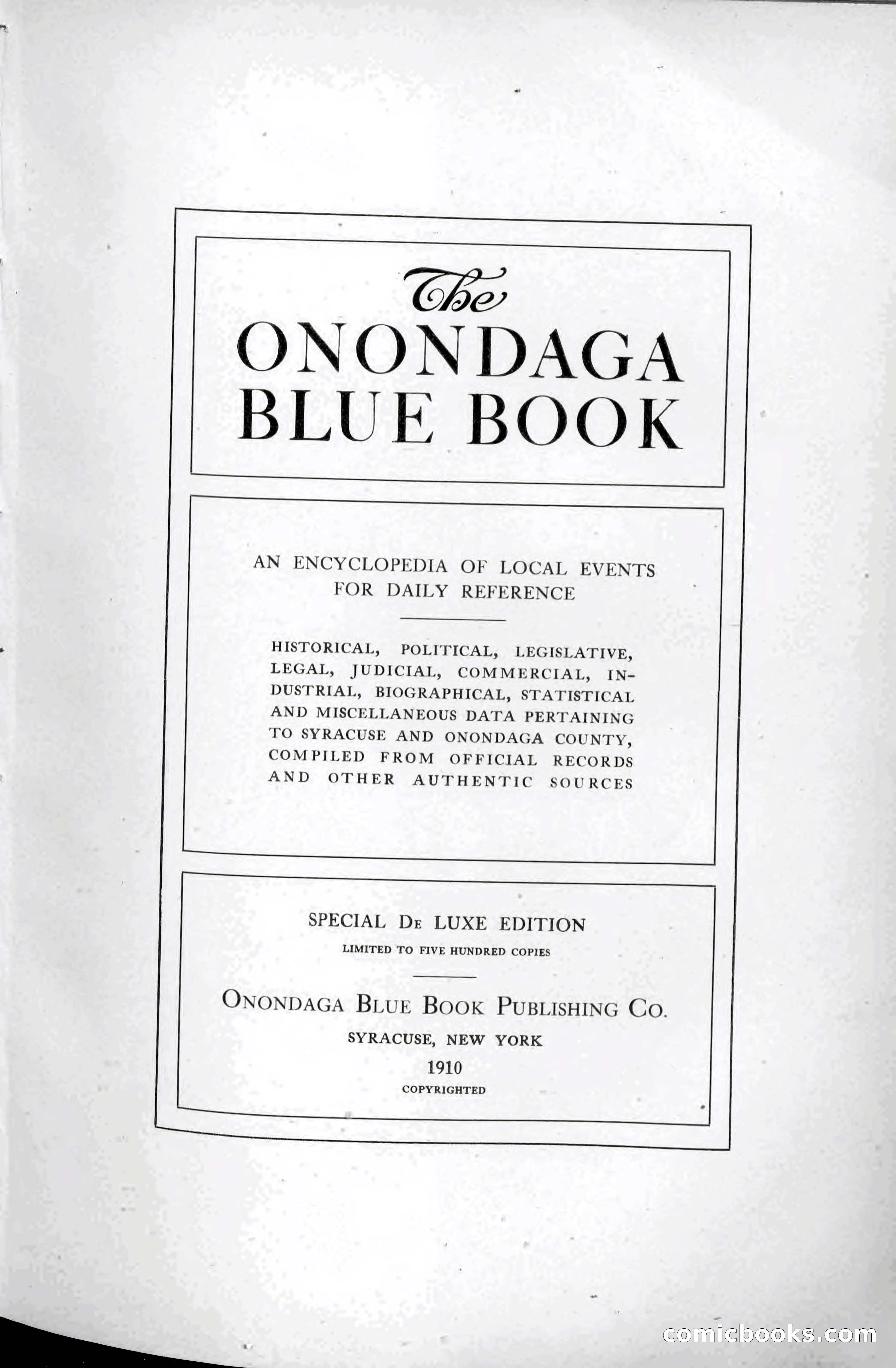 The Onondaga Blue Book — page 87 of 256